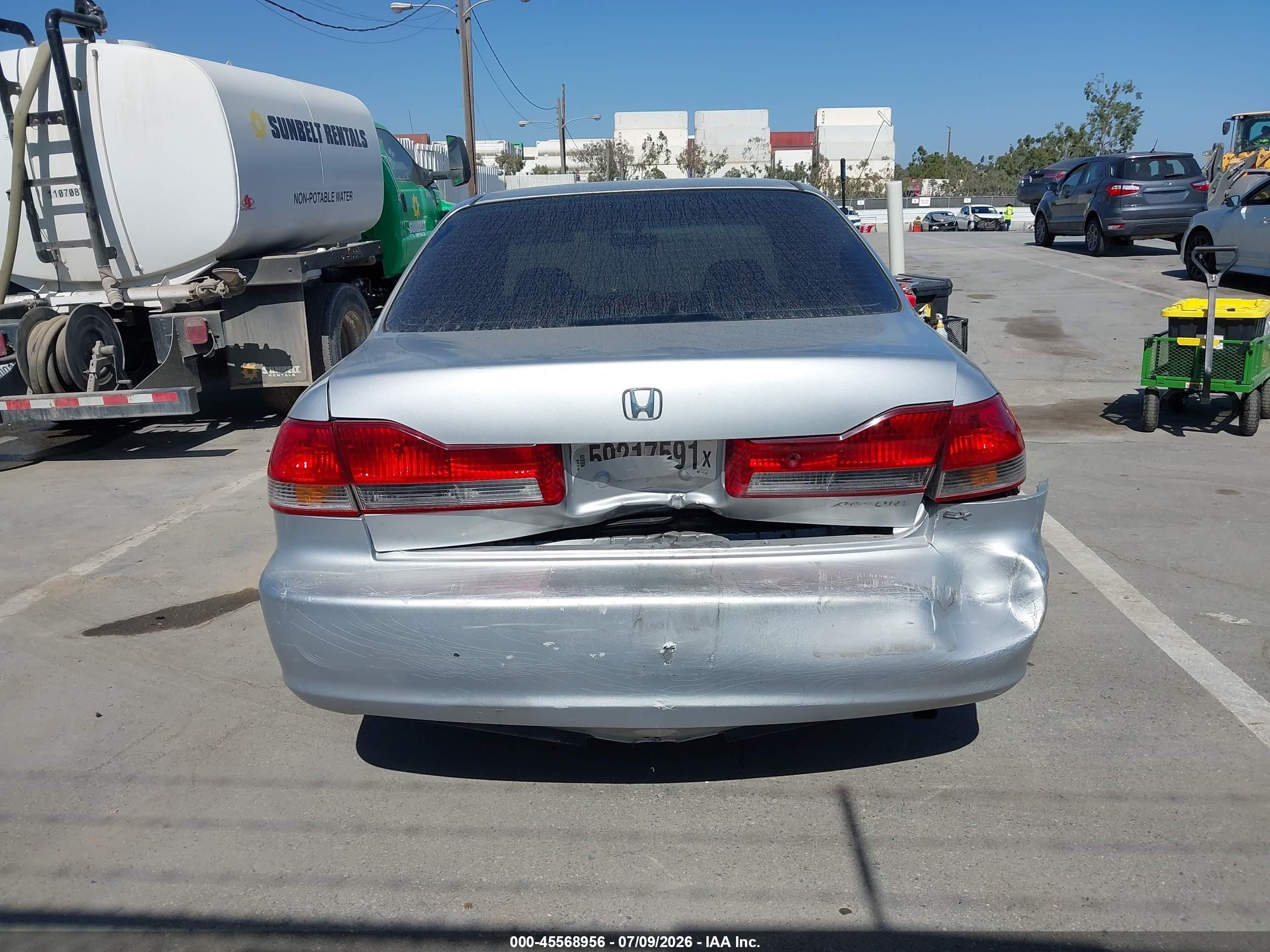 2002 Honda Accord 2.3 Ex/2.3 Se Silver vin: 1HGCG66852A017478