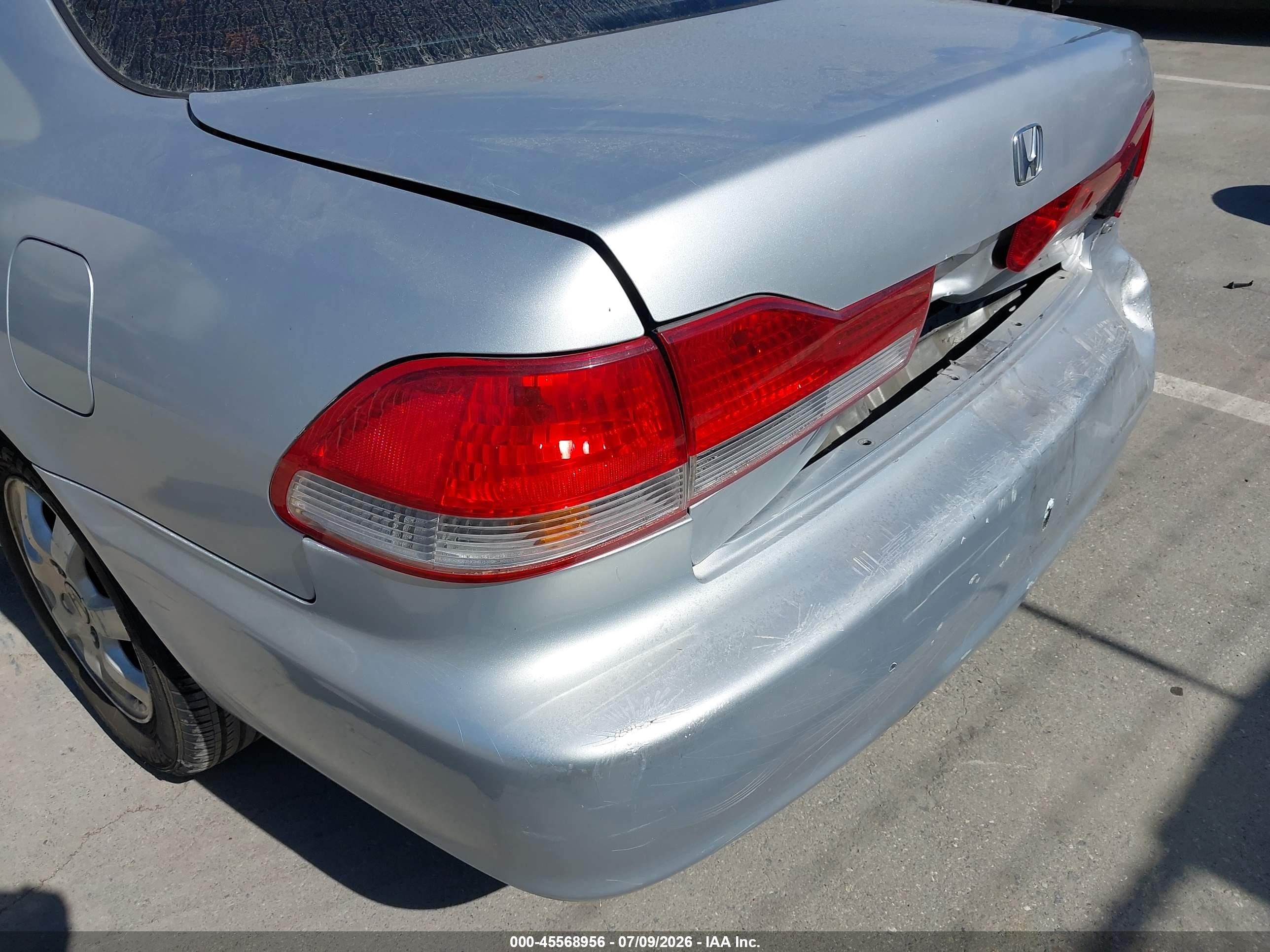 2002 Honda Accord 2.3 Ex/2.3 Se Silver vin: 1HGCG66852A017478