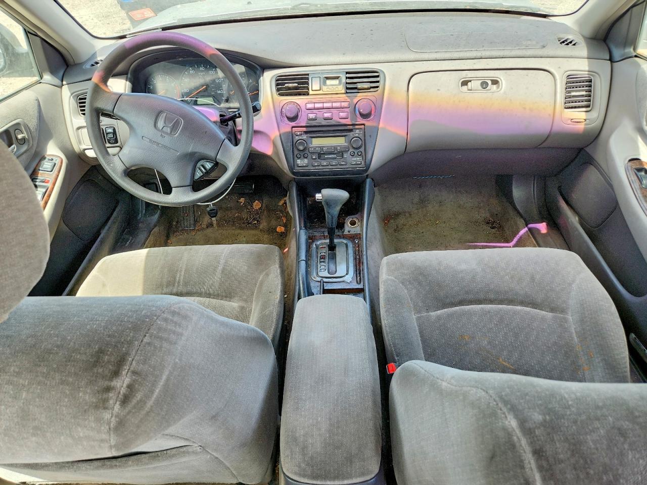 2002 Honda Accord Ex Silver vin: 1HGCG66852A134722