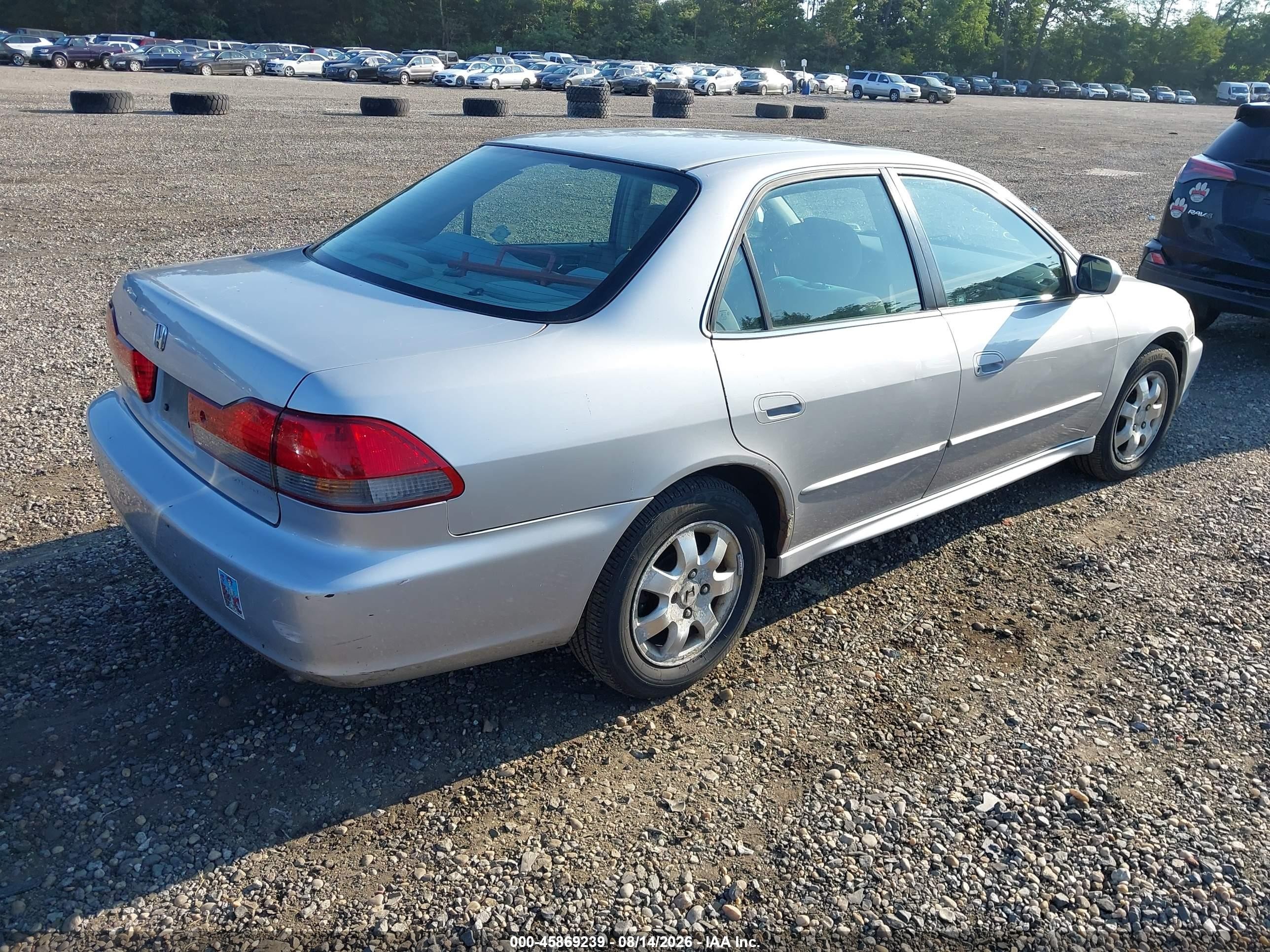 2002 Honda Accord 2.3 Ex/2.3 Se Silver vin: 1HGCG66862A133403