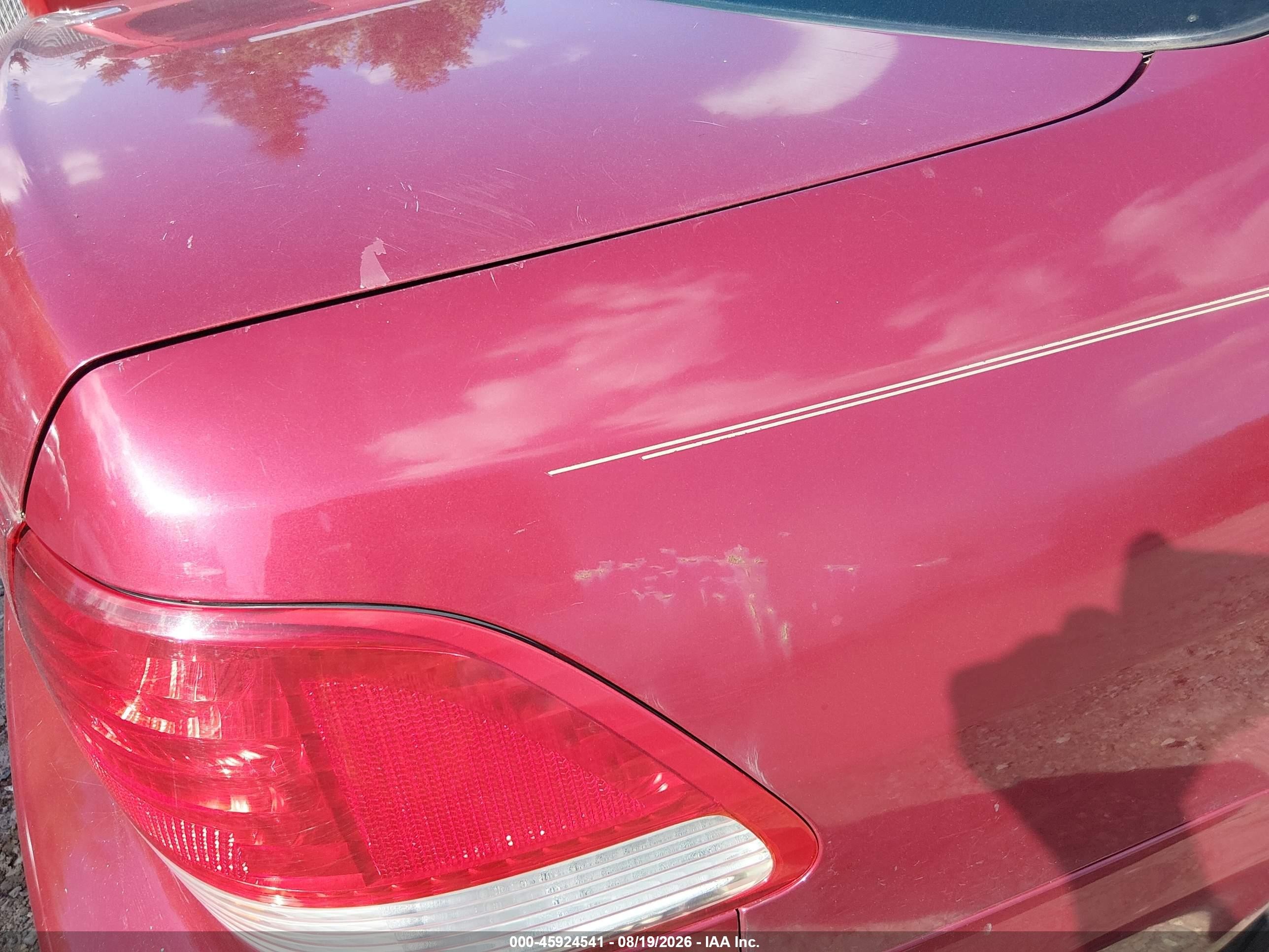 2002 Honda Accord 2.3 Ex/2.3 Se Red vin: 1HGCG66872A000388