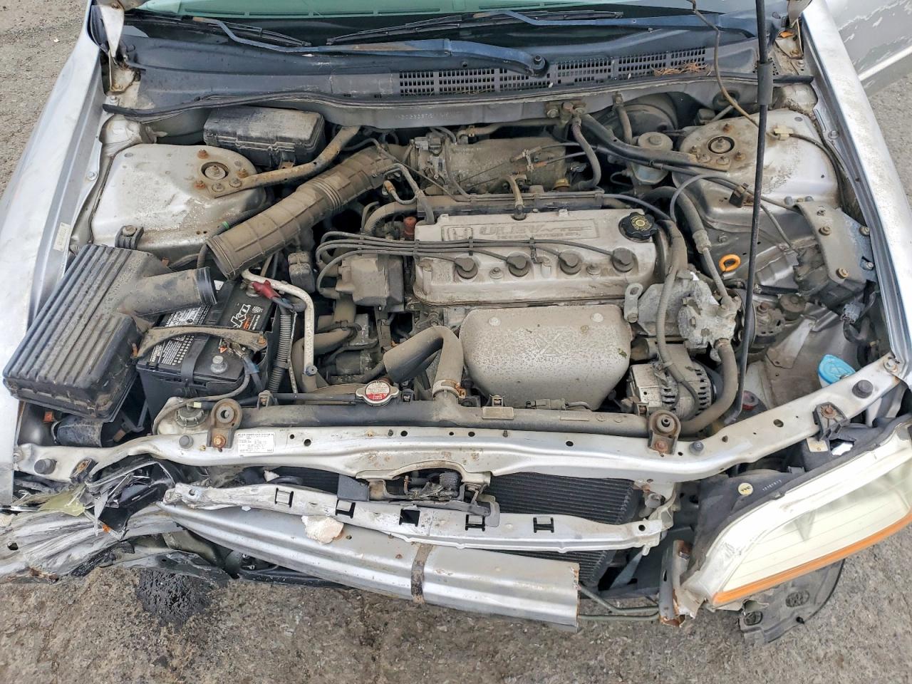 2002 Honda Accord Ex Silver vin: 1HGCG66872A145009