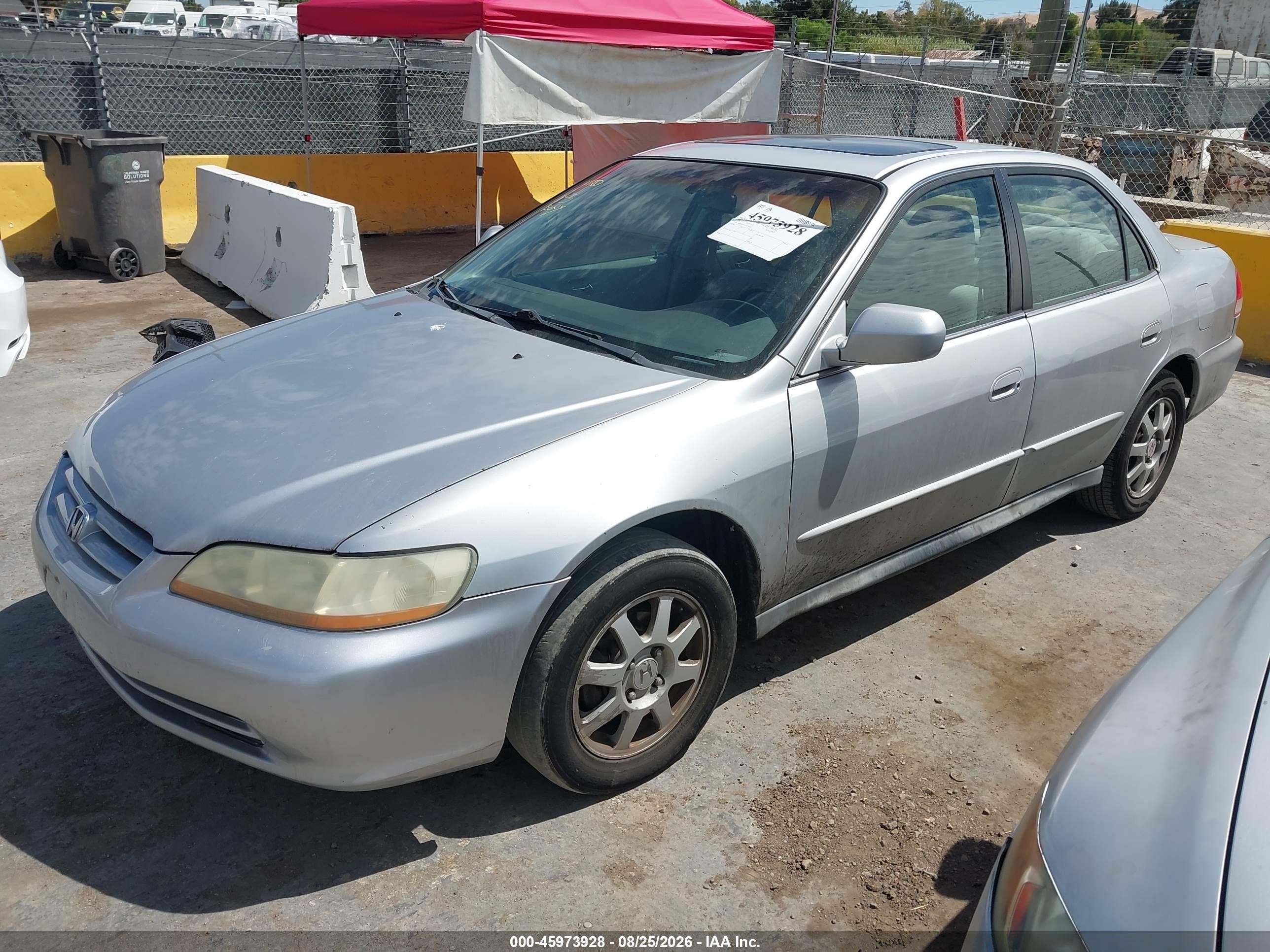 2002 Honda Accord 2.3 Ex/2.3 Se Silver vin: 1HGCG66872A159007