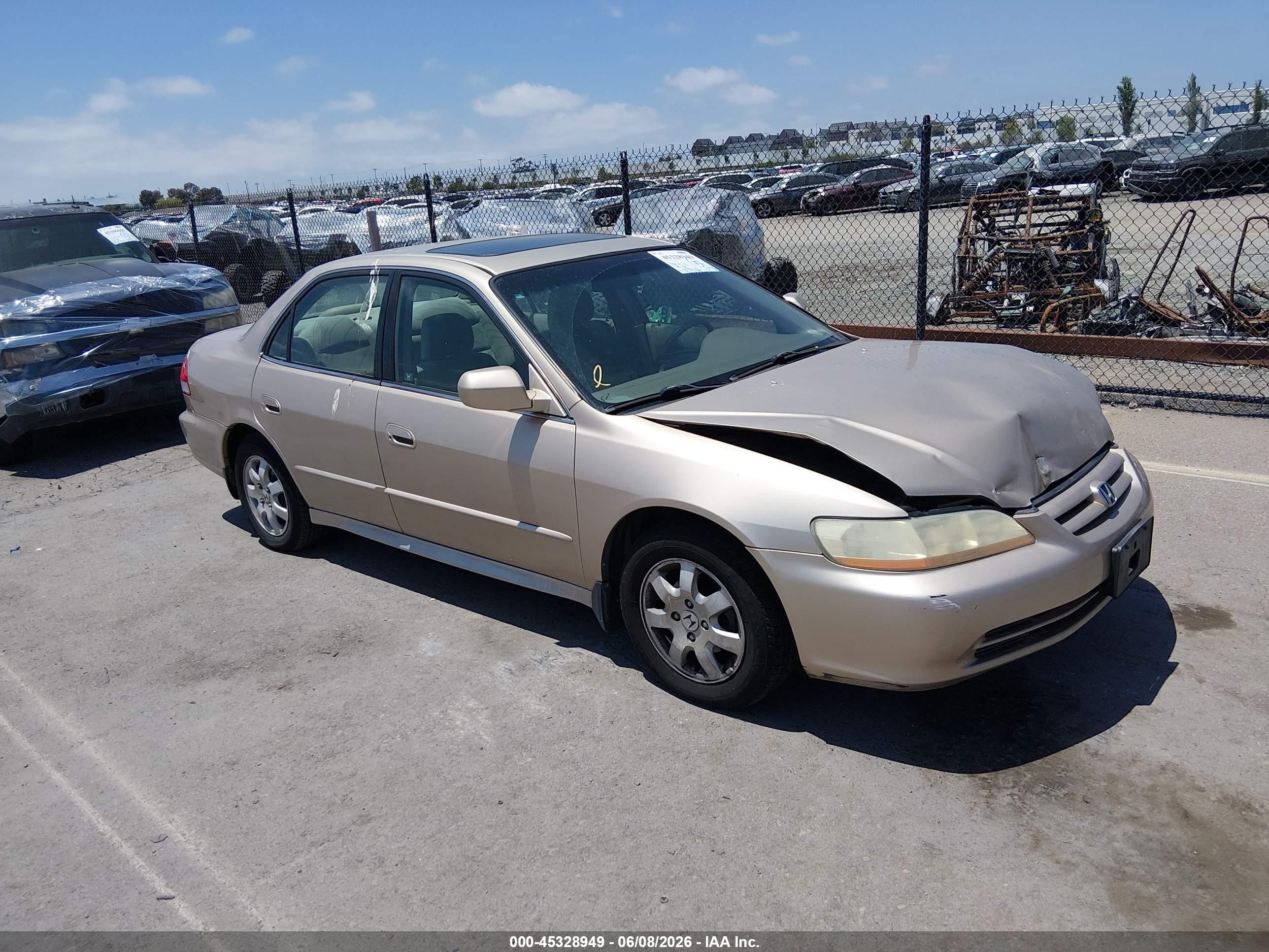 2001 Honda Accord 2.3 Ex Champagne vin: 1HGCG66881A031843