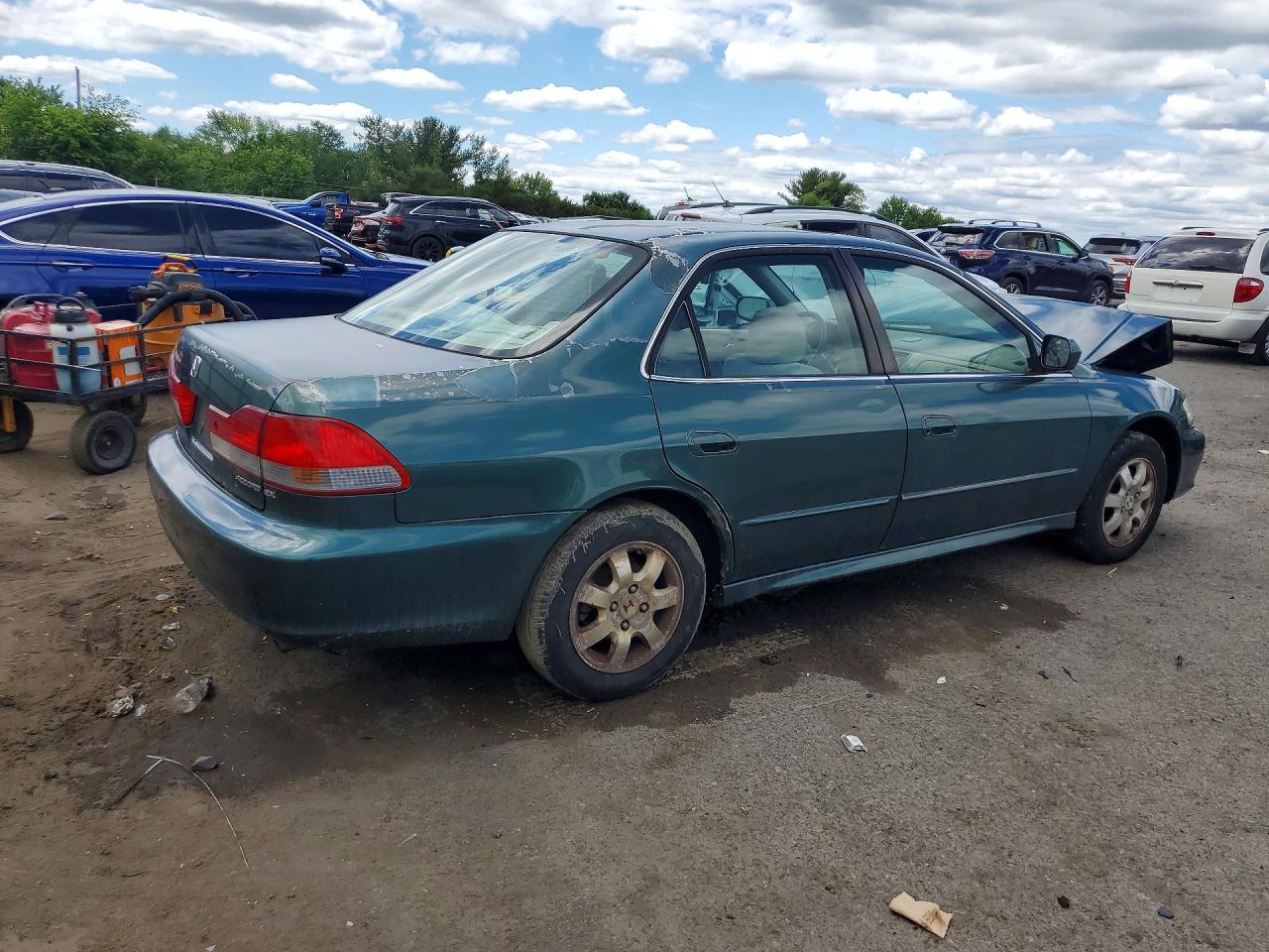 2002 Honda Accord Ex Green vin: 1HGCG66882A132995