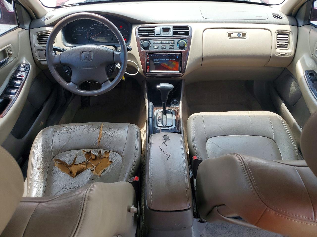 2001 Honda Accord Ex Бордовый vin: 1HGCG66891A000911