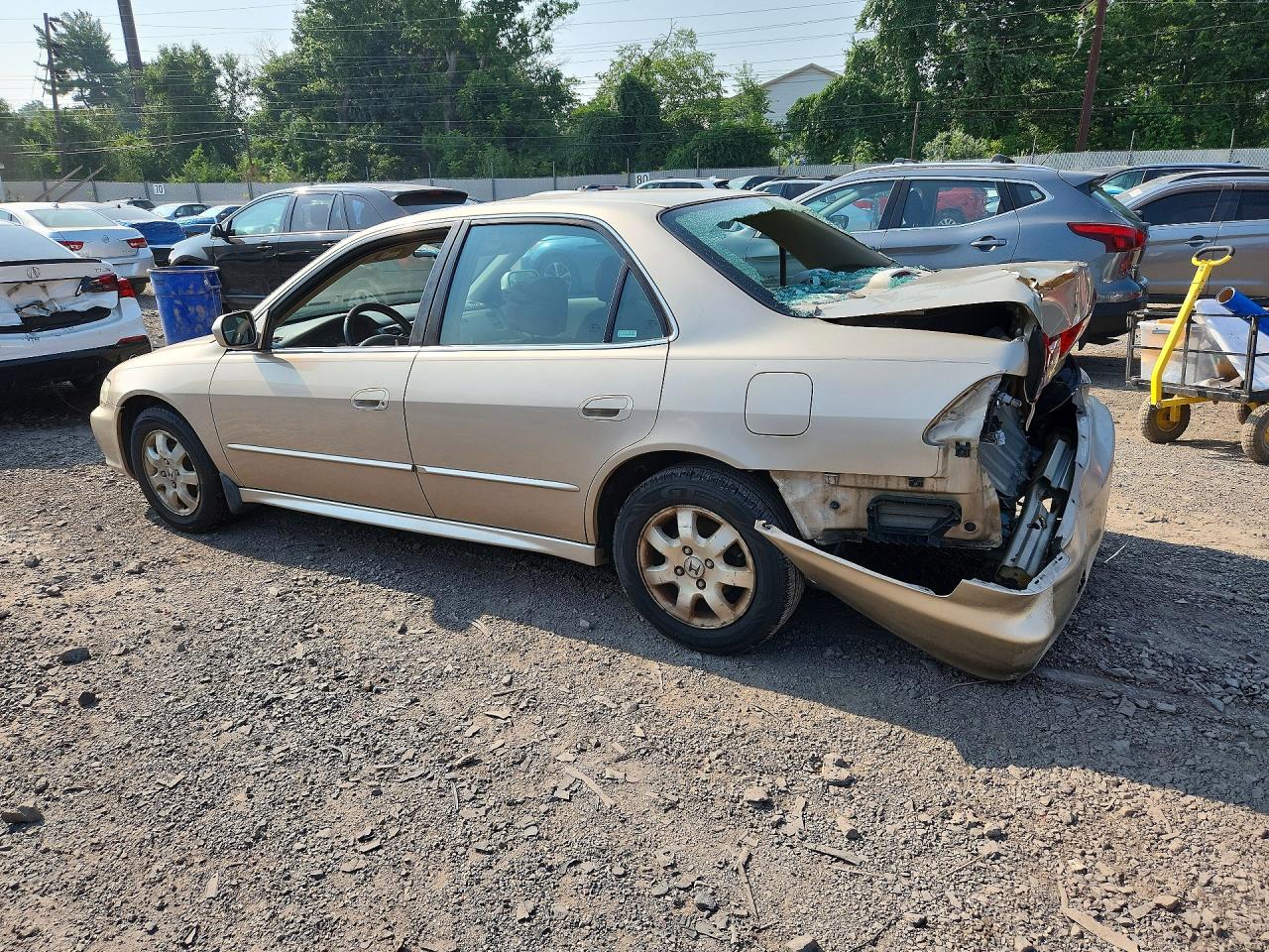 2001 Honda Accord Ex Золотой vin: 1HGCG66891A004988