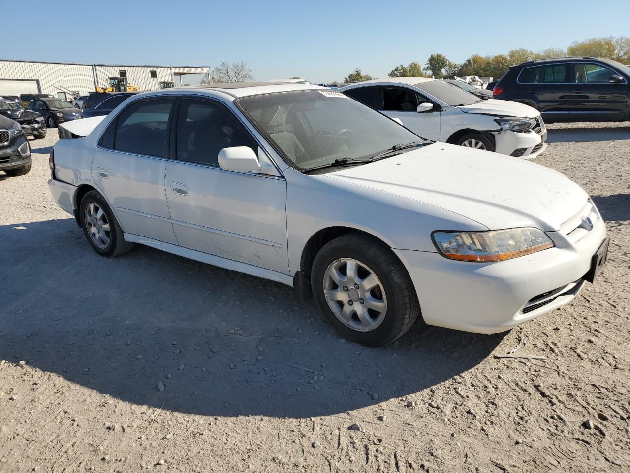 2002 Honda Accord Ex White vin: 1HGCG66892A014714