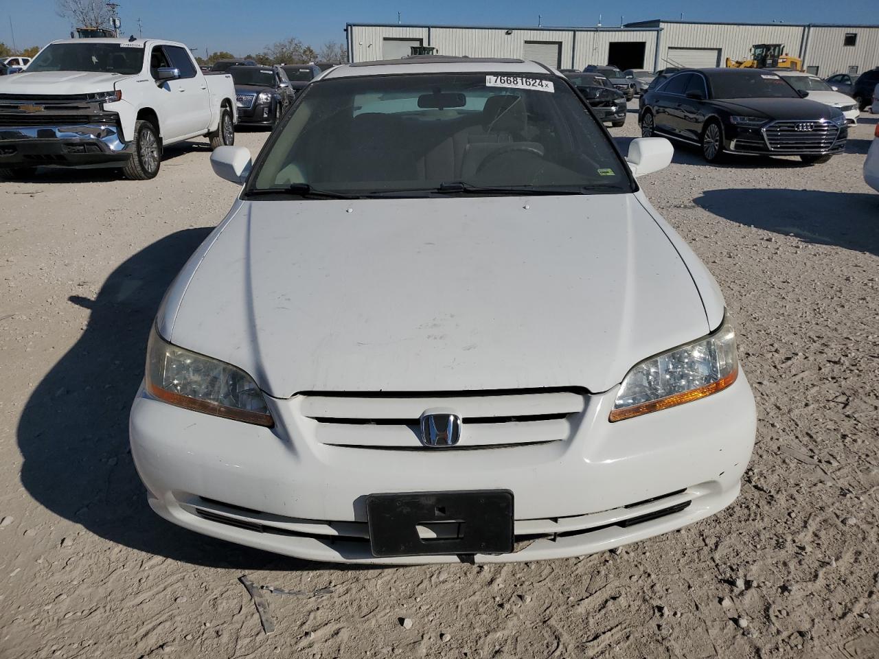 2002 Honda Accord Ex White vin: 1HGCG66892A014714