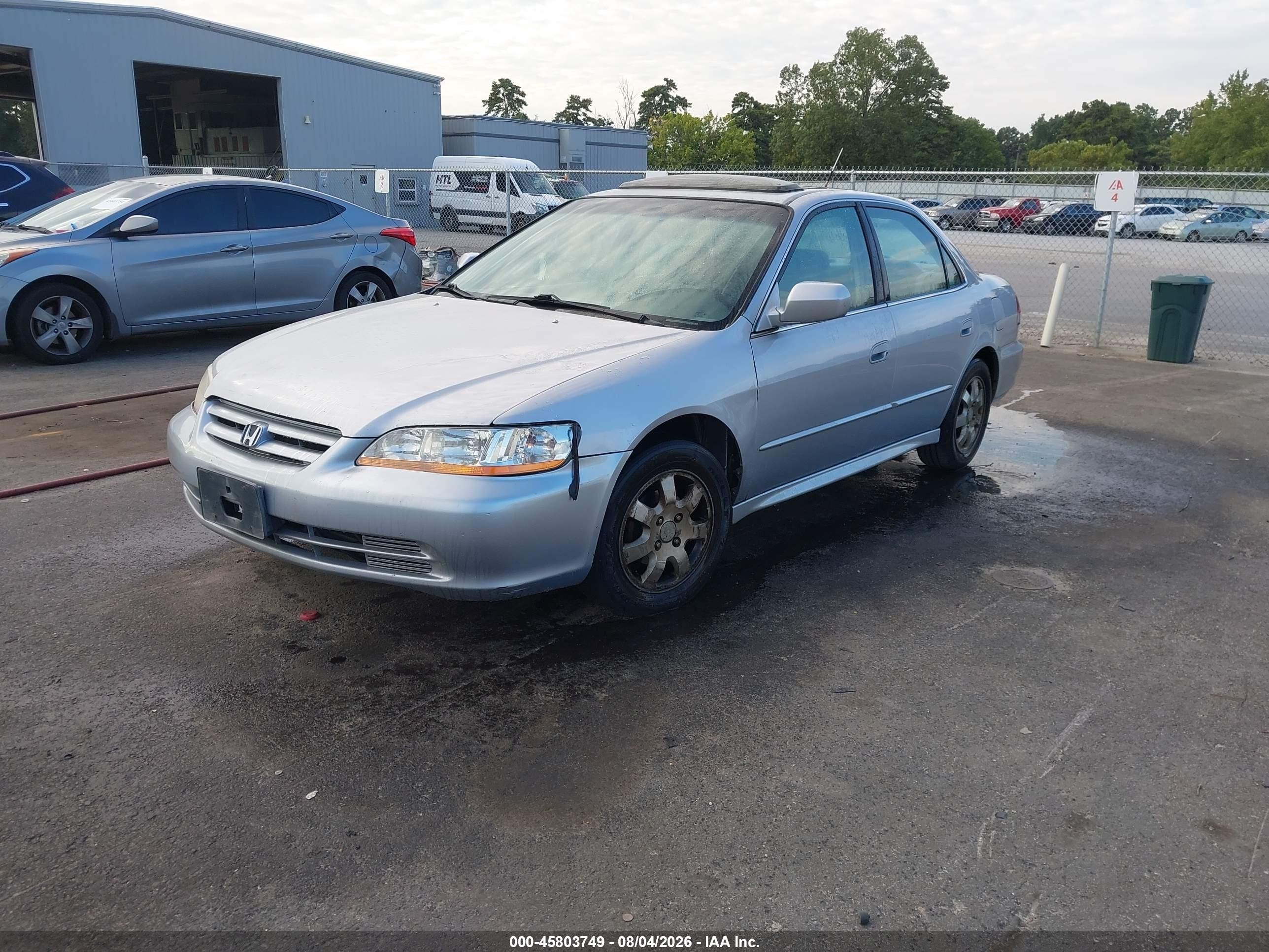 2002 Honda Accord 2.3 Ex/2.3 Se Silver vin: 1HGCG66892A155251