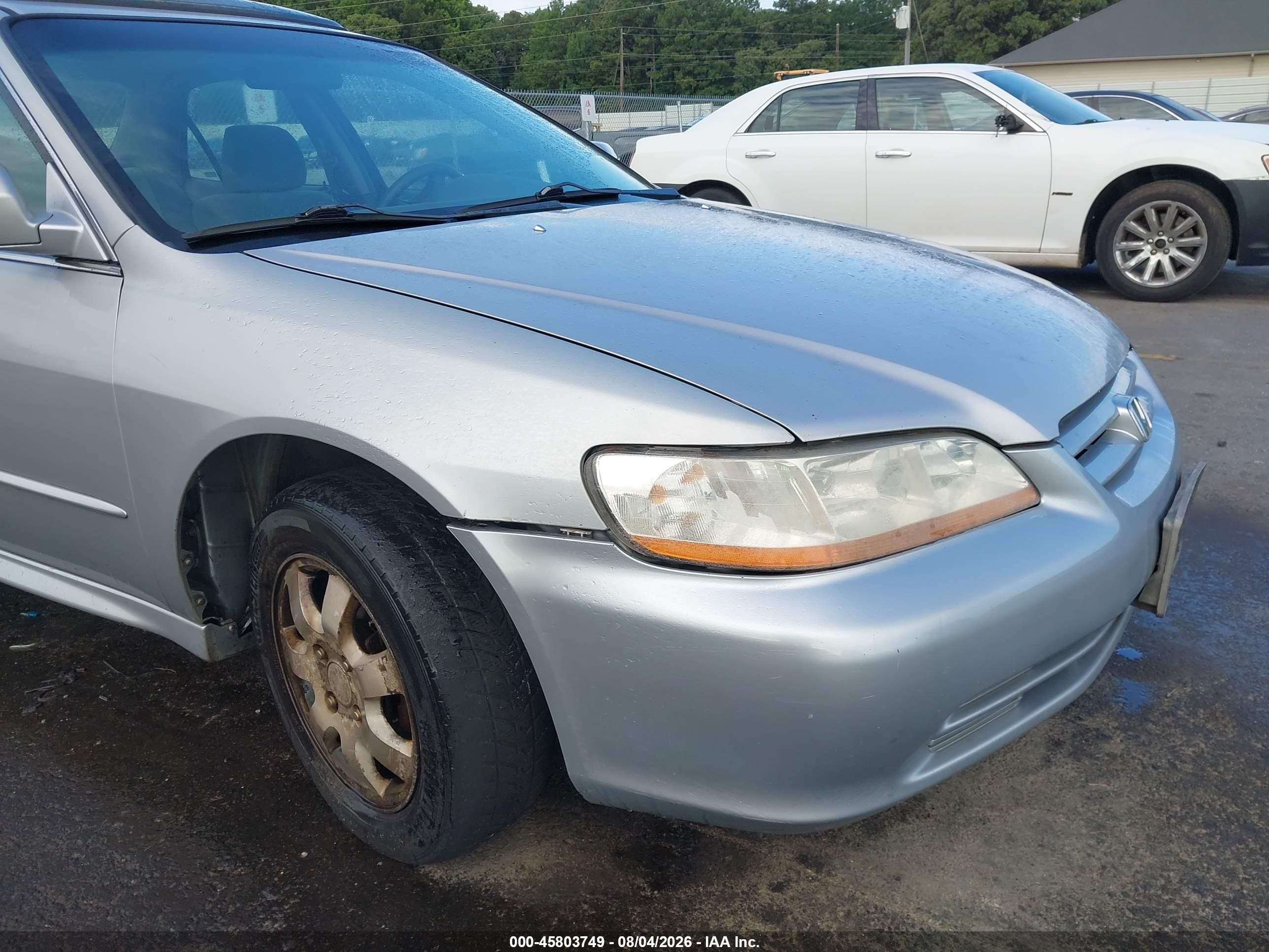 2002 Honda Accord 2.3 Ex/2.3 Se Silver vin: 1HGCG66892A155251