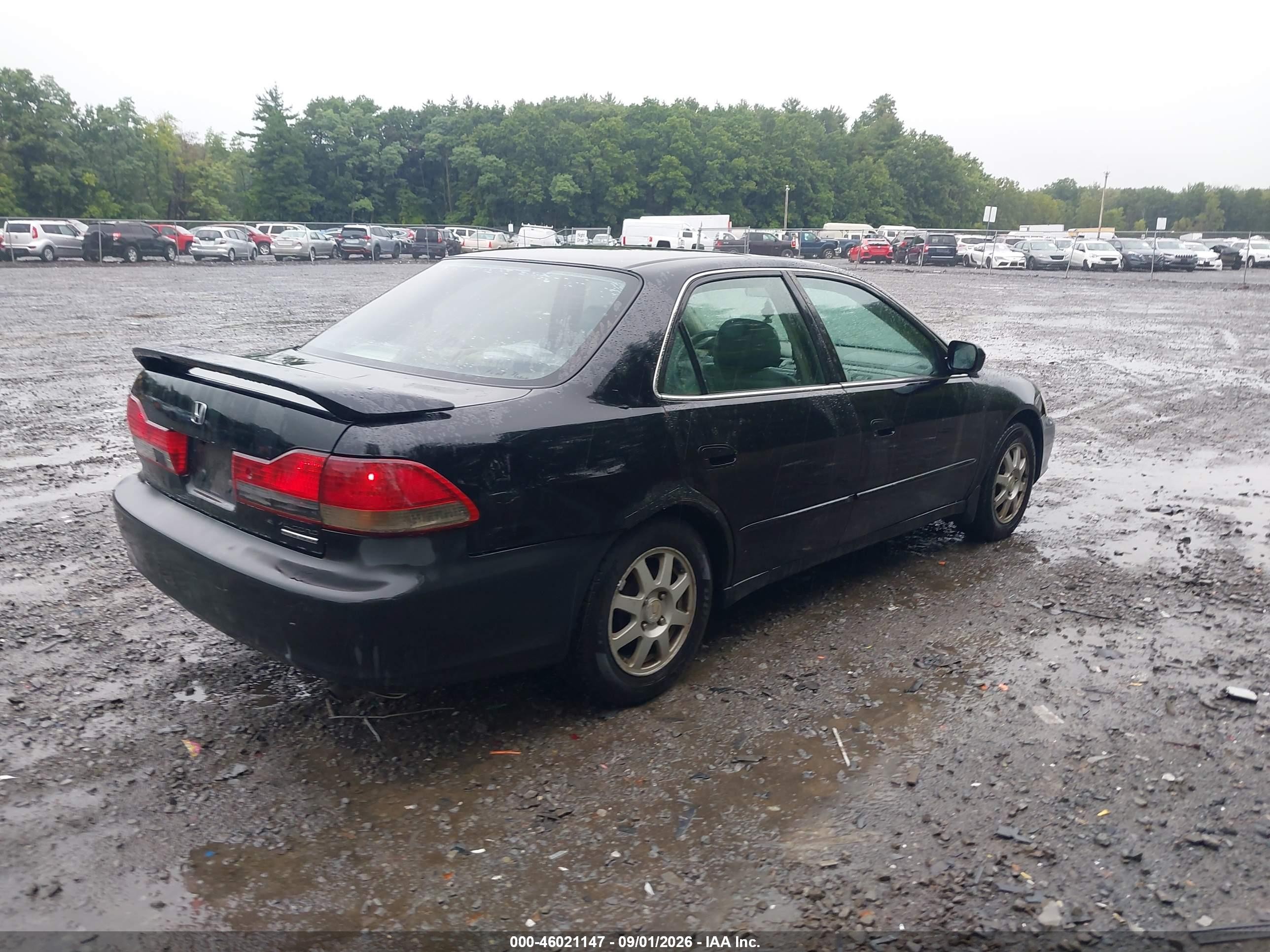 2002 Honda Accord 2.3 Ex/2.3 Se Black vin: 1HGCG668X2A018562