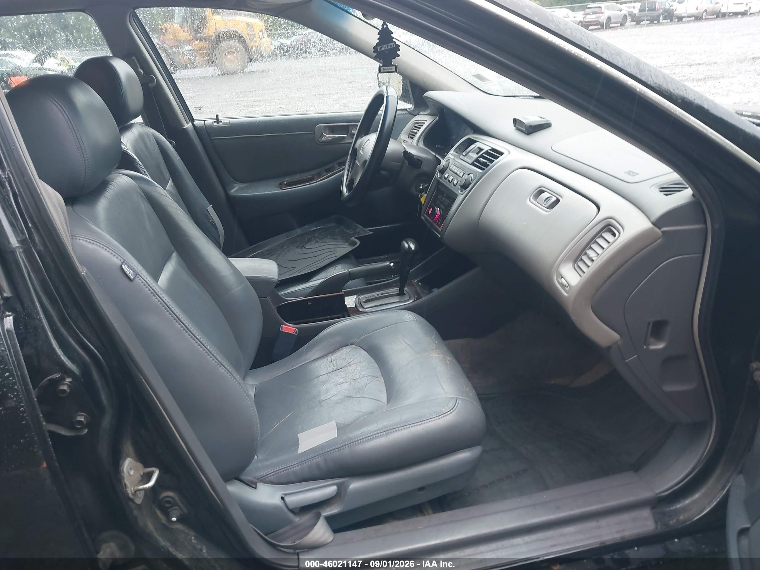2002 Honda Accord 2.3 Ex/2.3 Se Black vin: 1HGCG668X2A018562