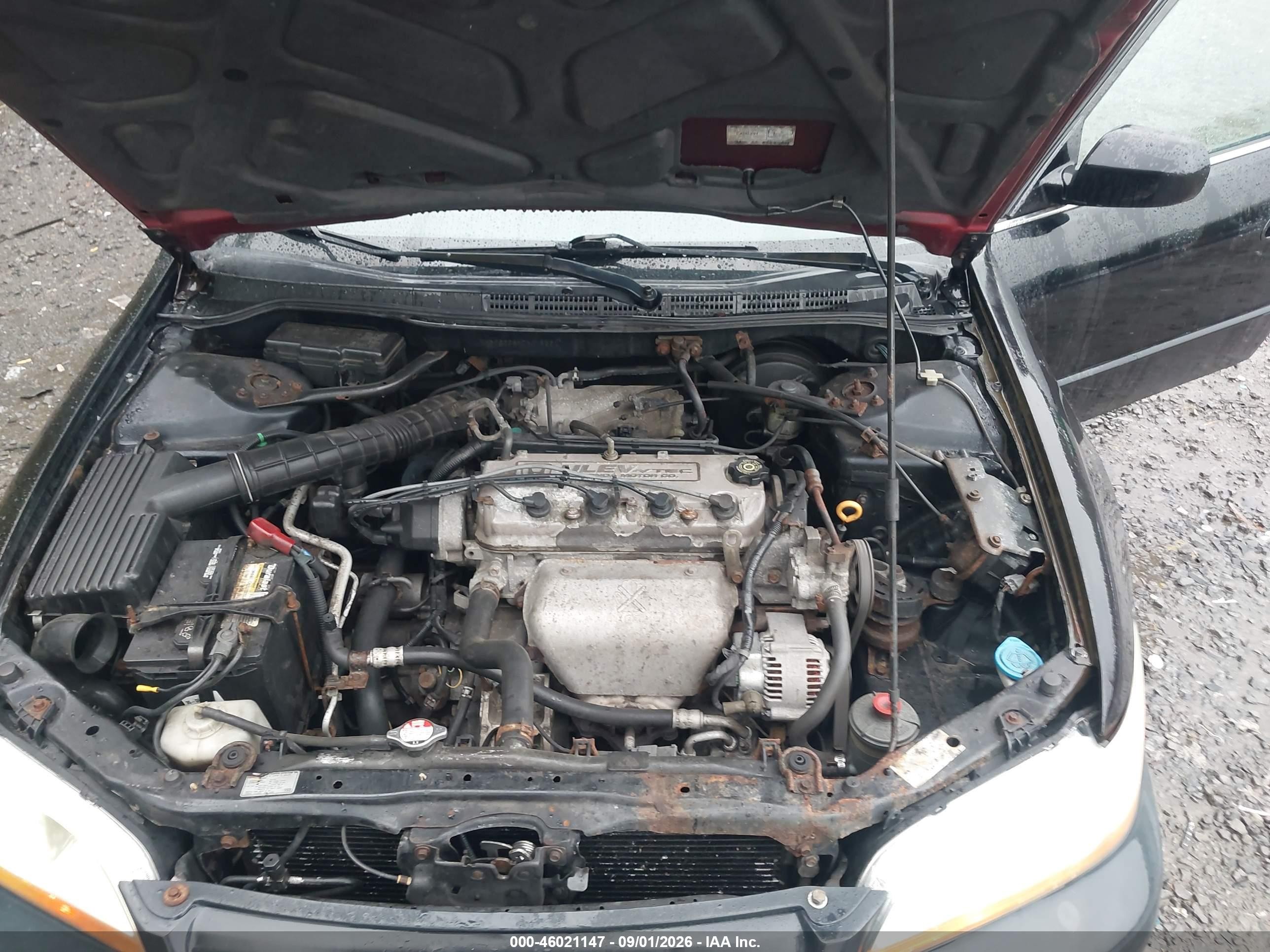 2002 Honda Accord 2.3 Ex/2.3 Se Black vin: 1HGCG668X2A018562
