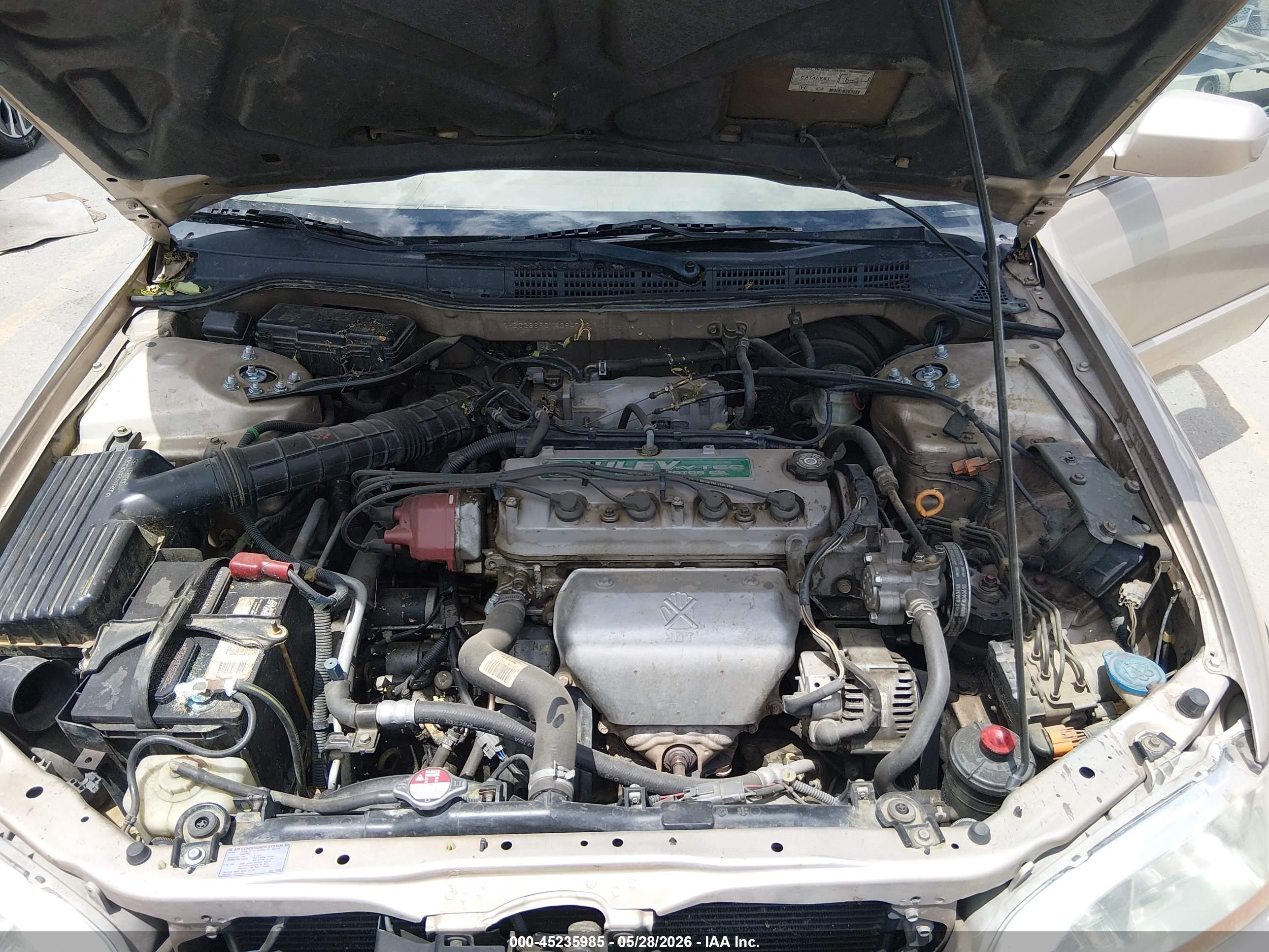 2000 Honda Accord 2.3 Se Золотой vin: 1HGCG6690YA094762