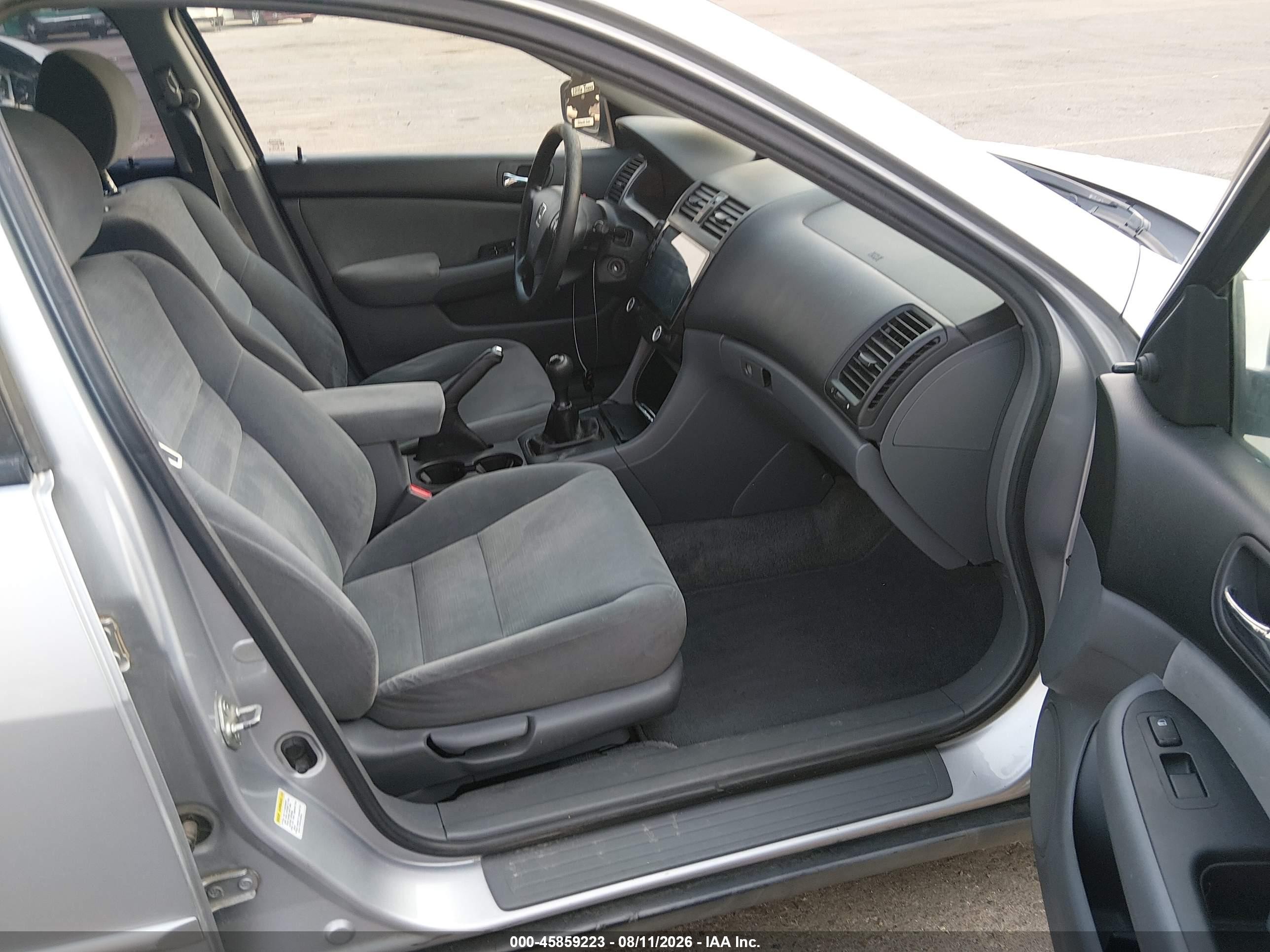 2007 Honda Accord 2.4 Vp Silver vin: 1HGCM55127A035841