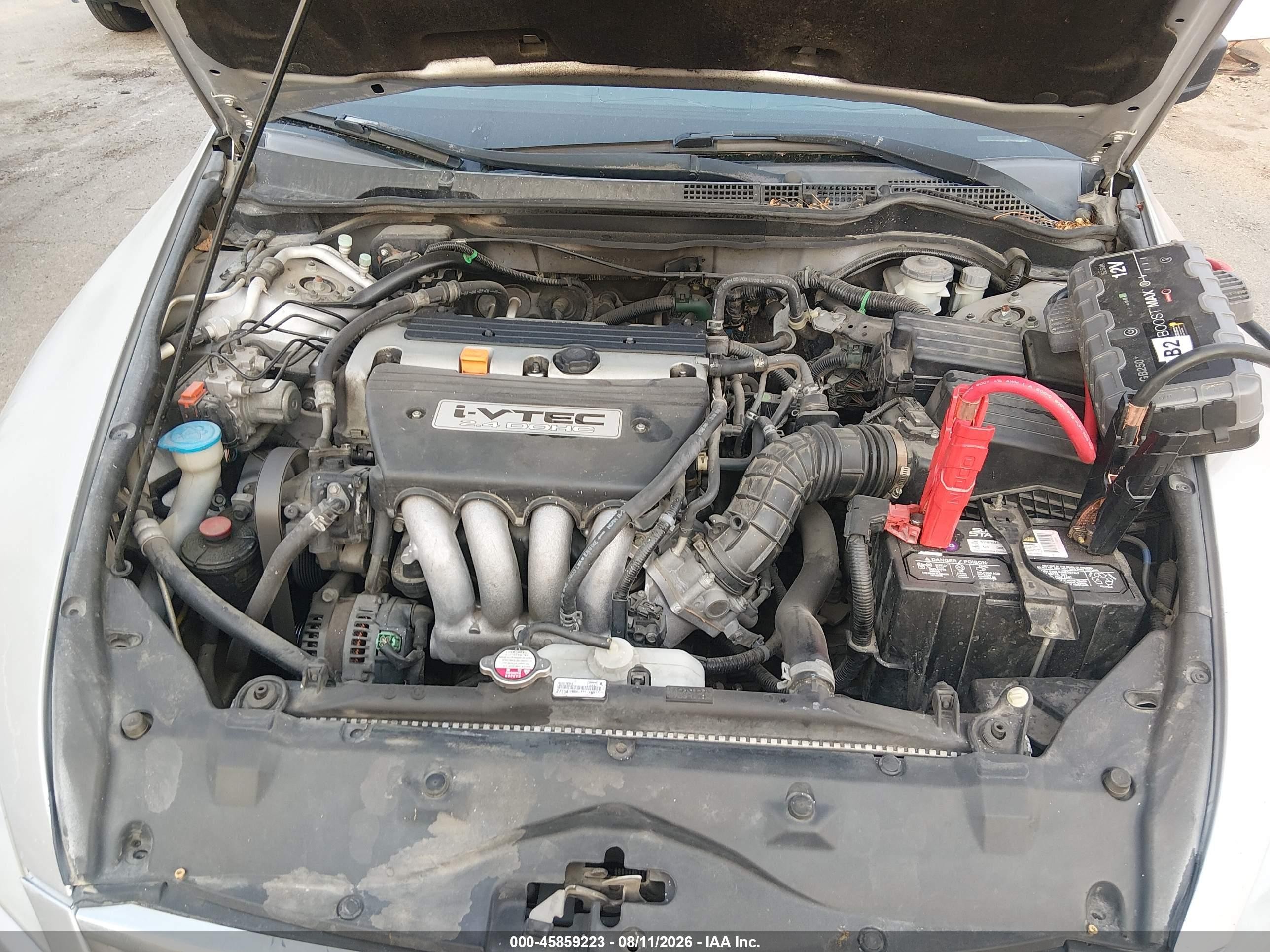 2007 Honda Accord 2.4 Vp Silver vin: 1HGCM55127A035841
