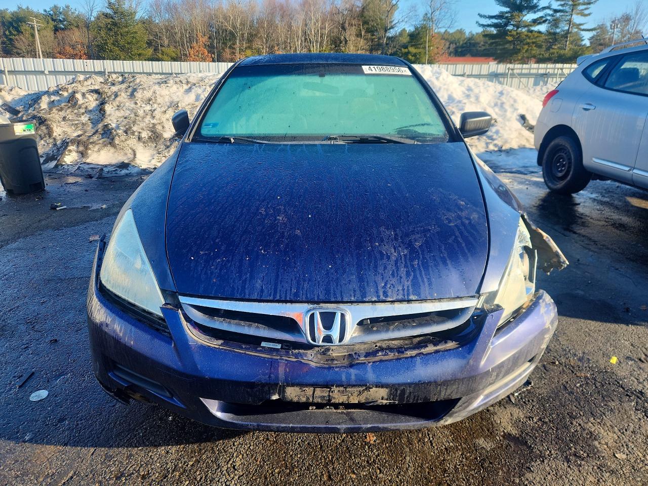 2007 Honda Accord Value Blue vin: 1HGCM55167A096724