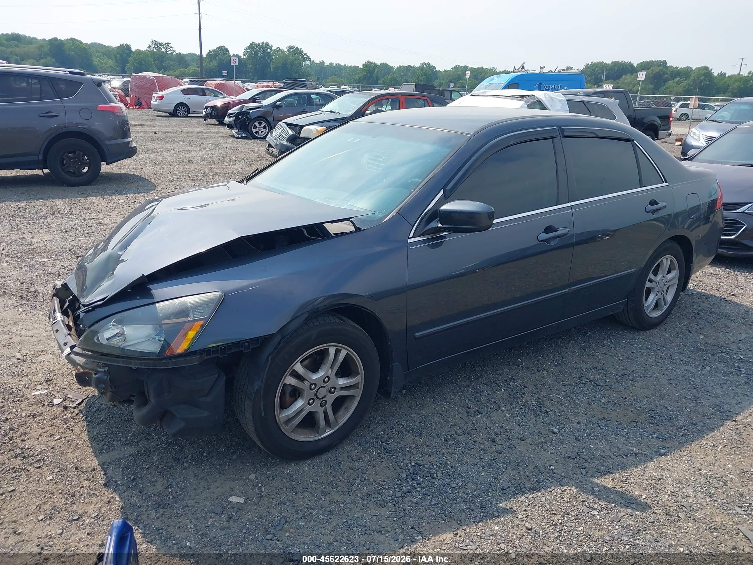 2006 Honda Accord 2.4 Se Gray vin: 1HGCM55306A155220