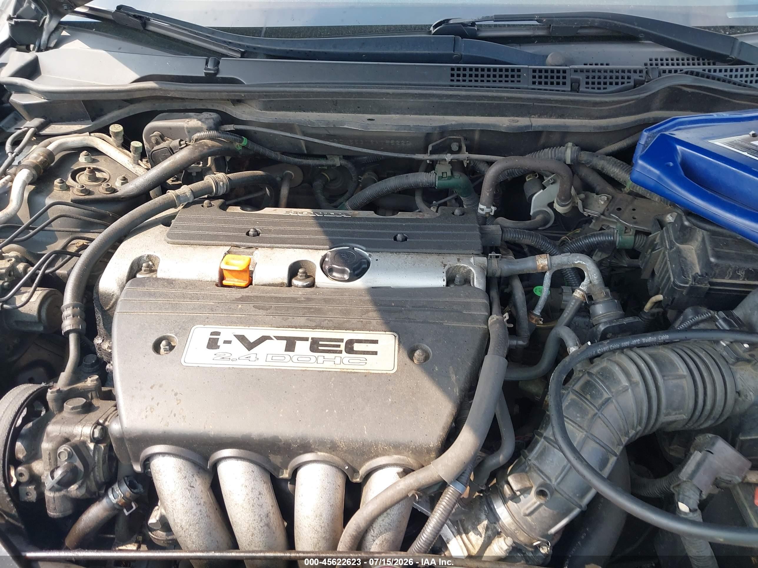 2006 Honda Accord 2.4 Se Gray vin: 1HGCM55306A155220