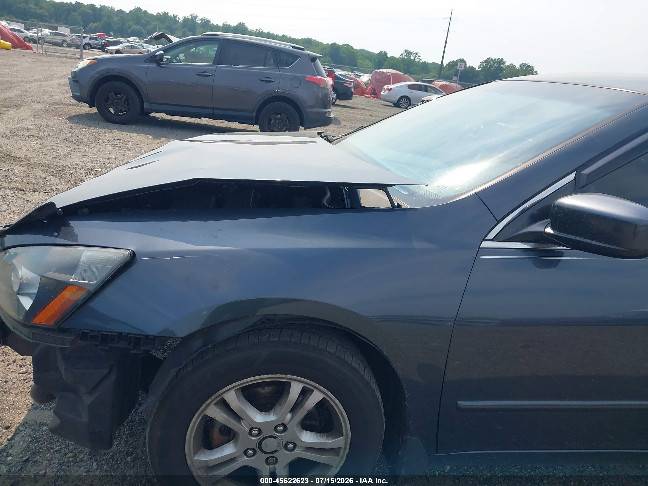 2006 Honda Accord 2.4 Se Gray vin: 1HGCM55306A155220