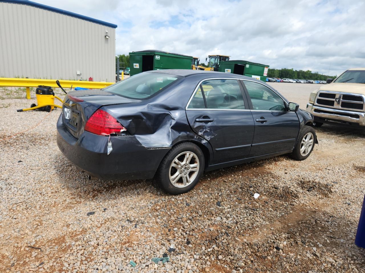 2007 Honda Accord Se Gray vin: 1HGCM55307A176540