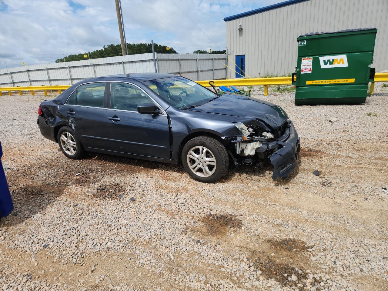 2007 Honda Accord Se Gray vin: 1HGCM55307A176540