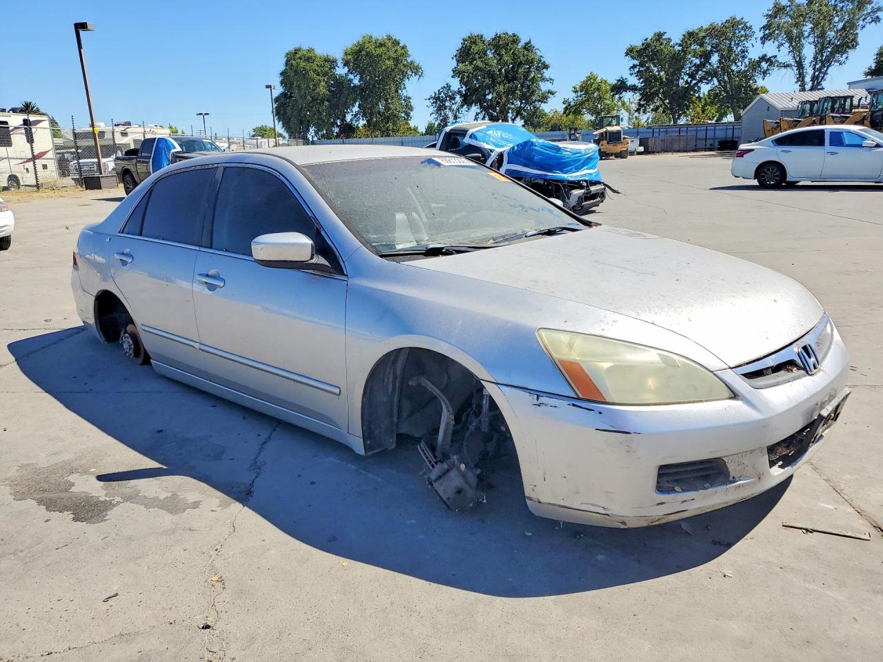 2006 Honda Accord Se Silver vin: 1HGCM55316A030842