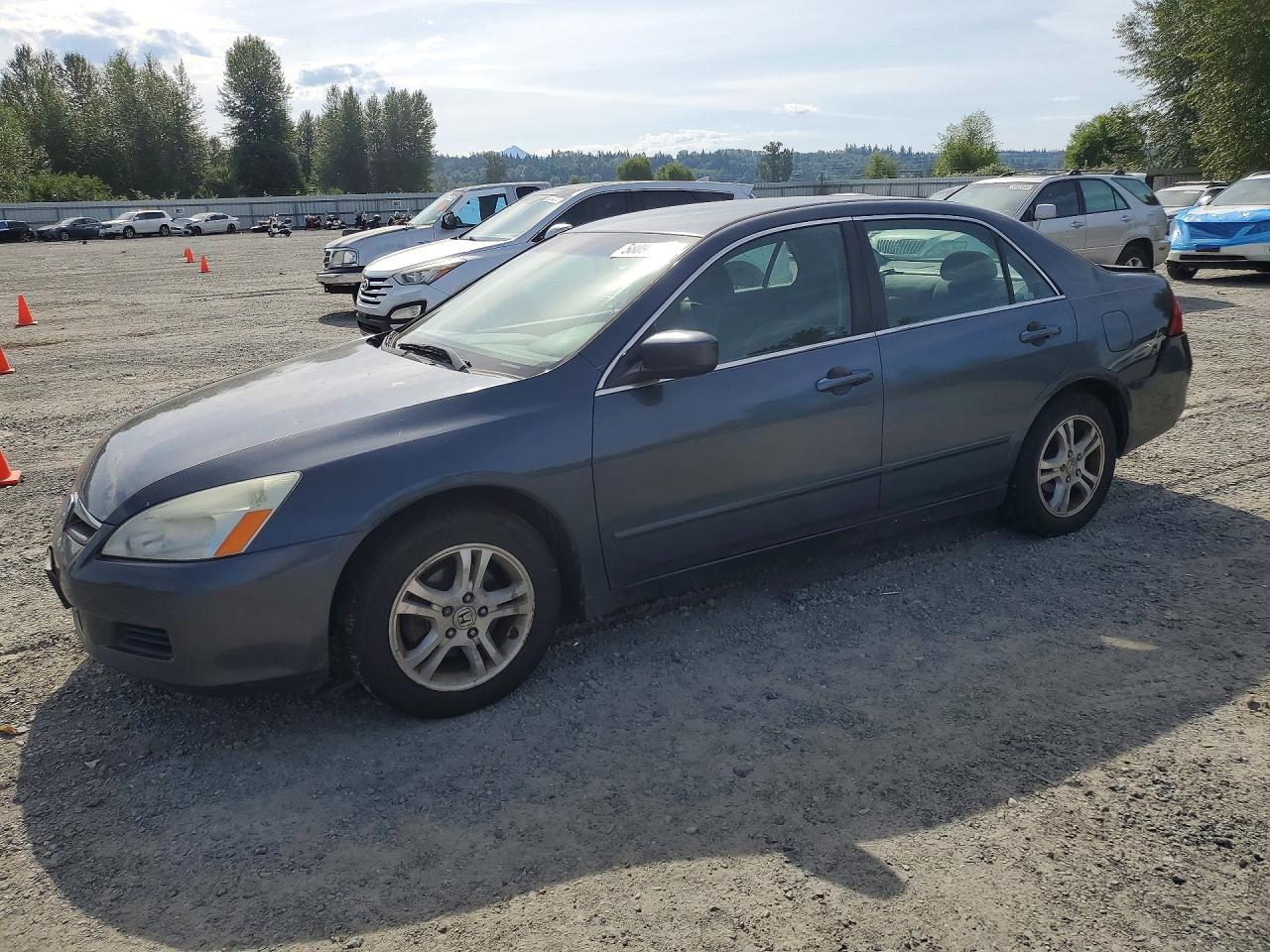 2006 Honda Accord Se Gray vin: 1HGCM55316A106382