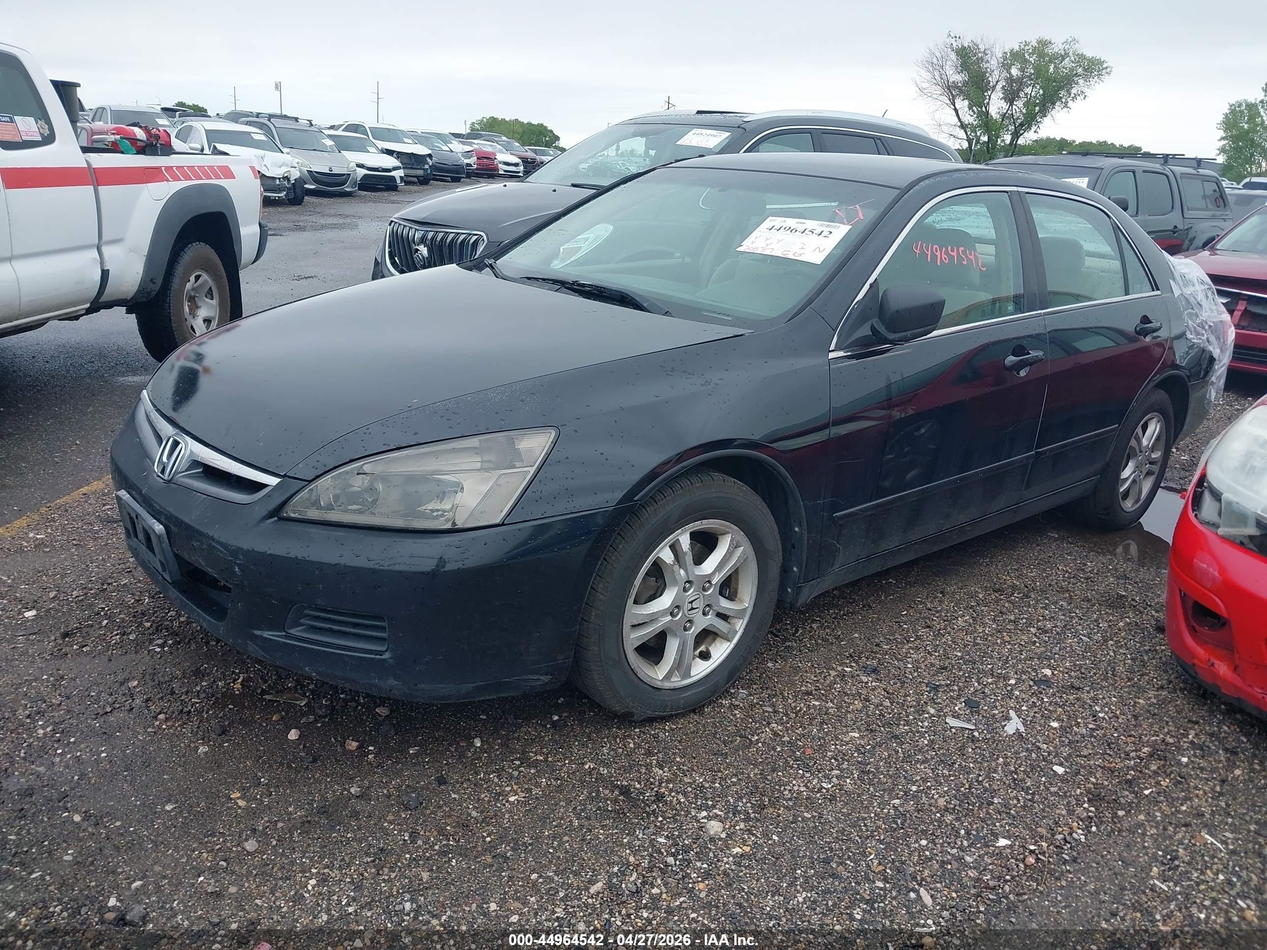 2007 Honda Accord 2.4 Se Black vin: 1HGCM55317A132935