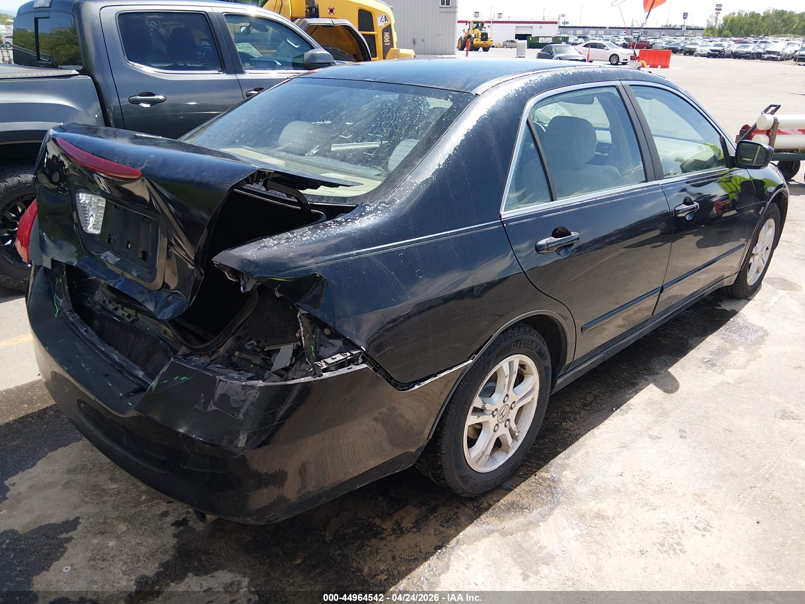 2007 Honda Accord 2.4 Se Black vin: 1HGCM55317A132935
