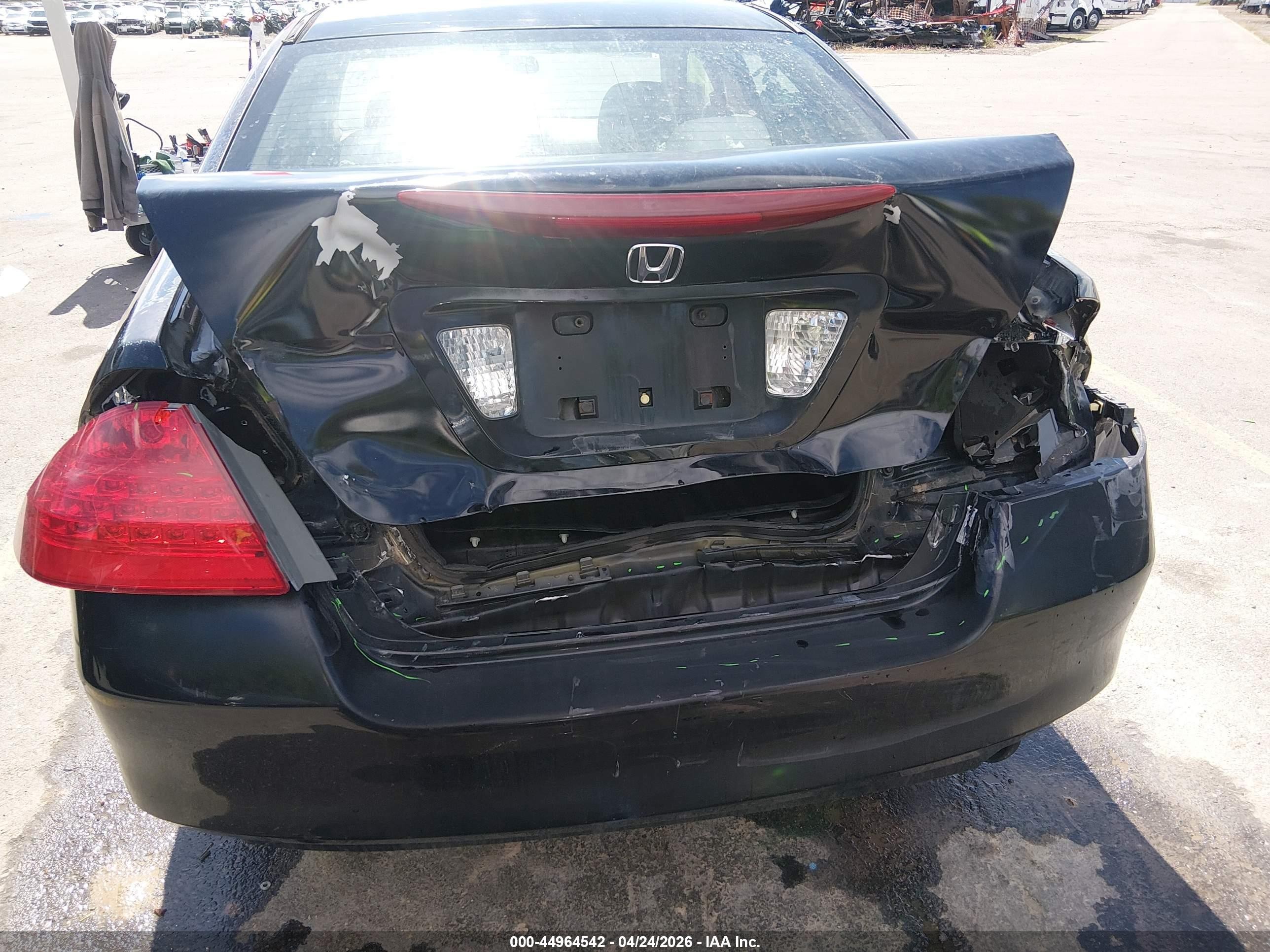 2007 Honda Accord 2.4 Se Black vin: 1HGCM55317A132935
