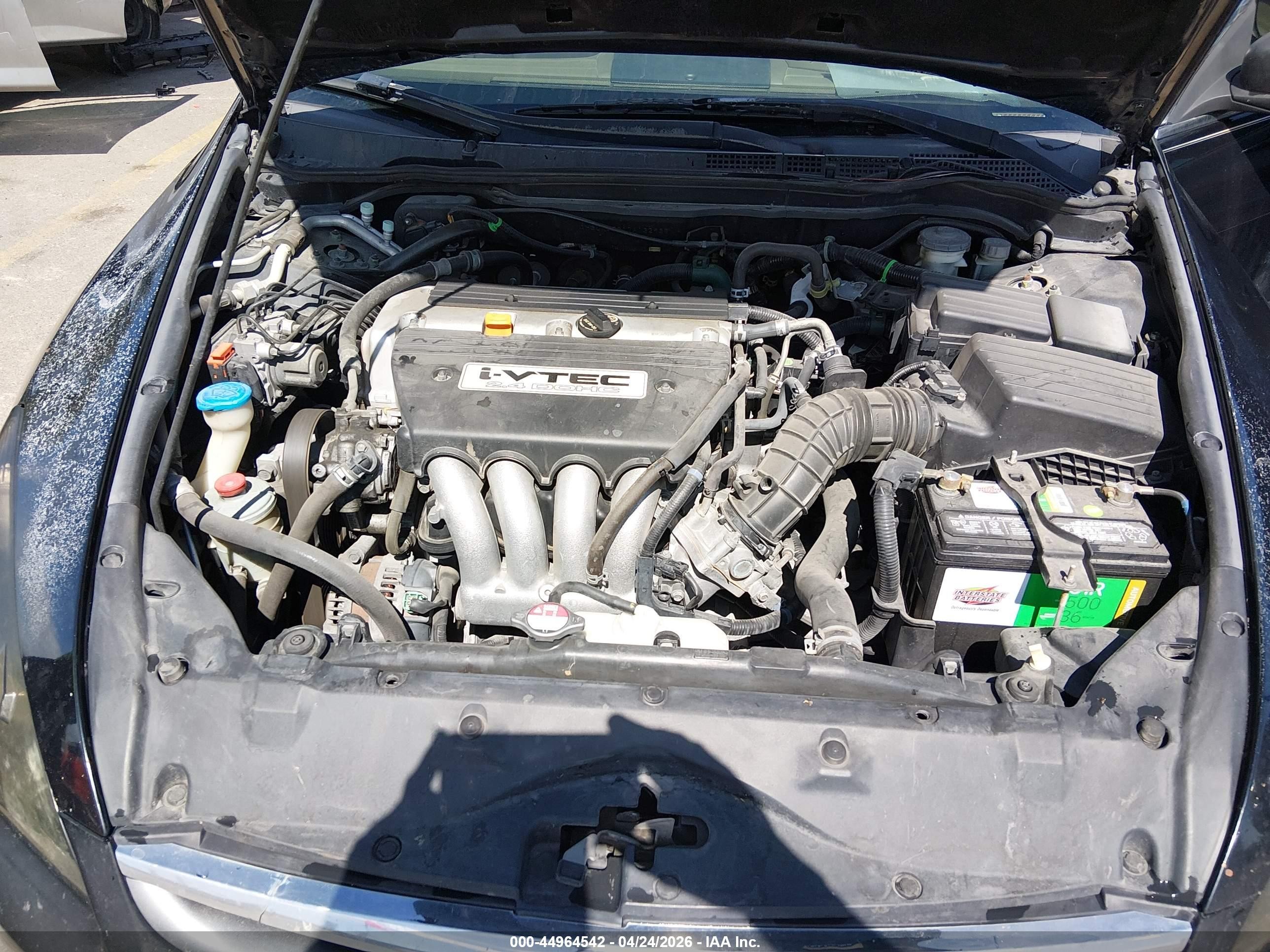 2007 Honda Accord 2.4 Se Black vin: 1HGCM55317A132935