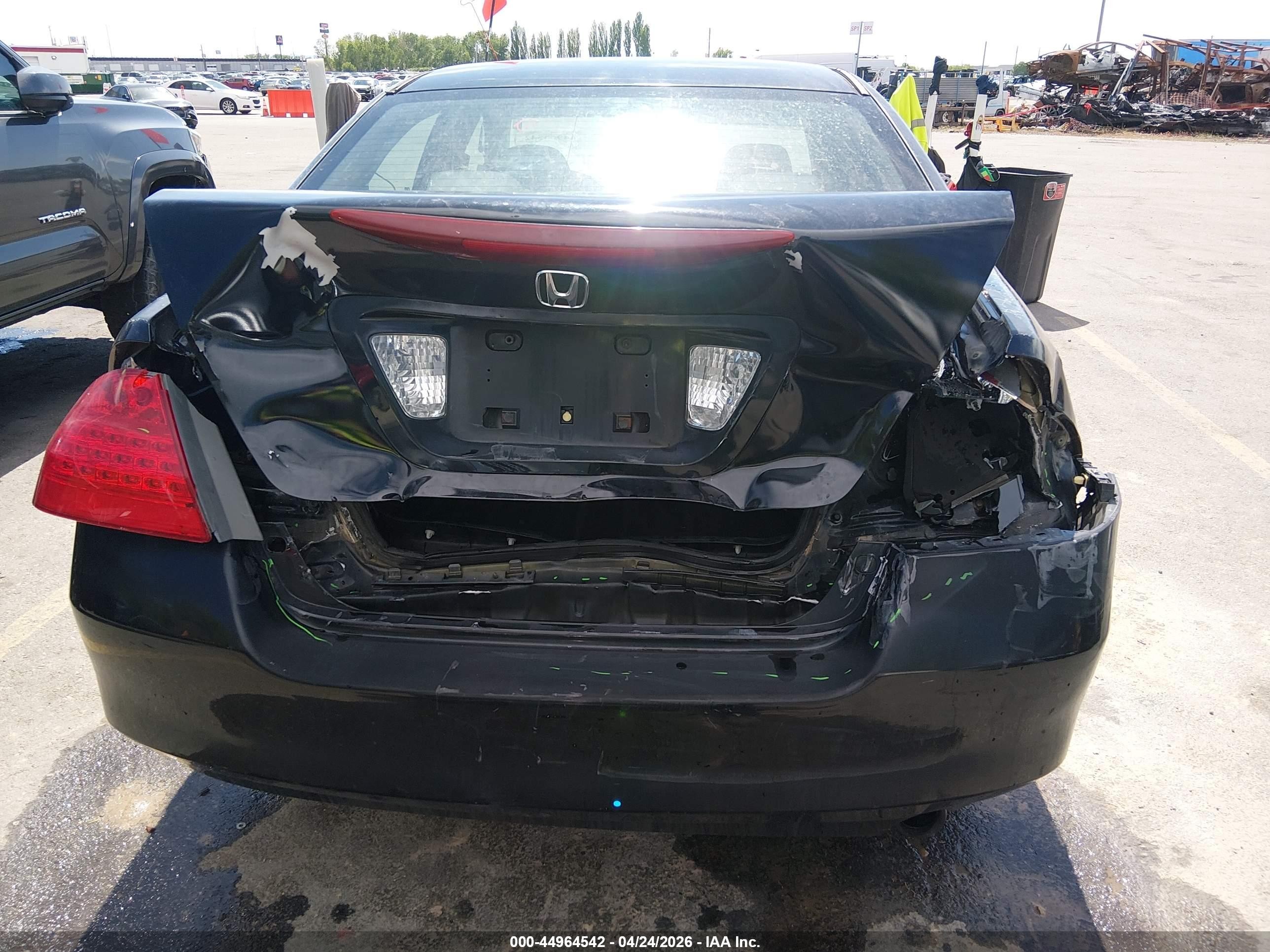 2007 Honda Accord 2.4 Se Black vin: 1HGCM55317A132935