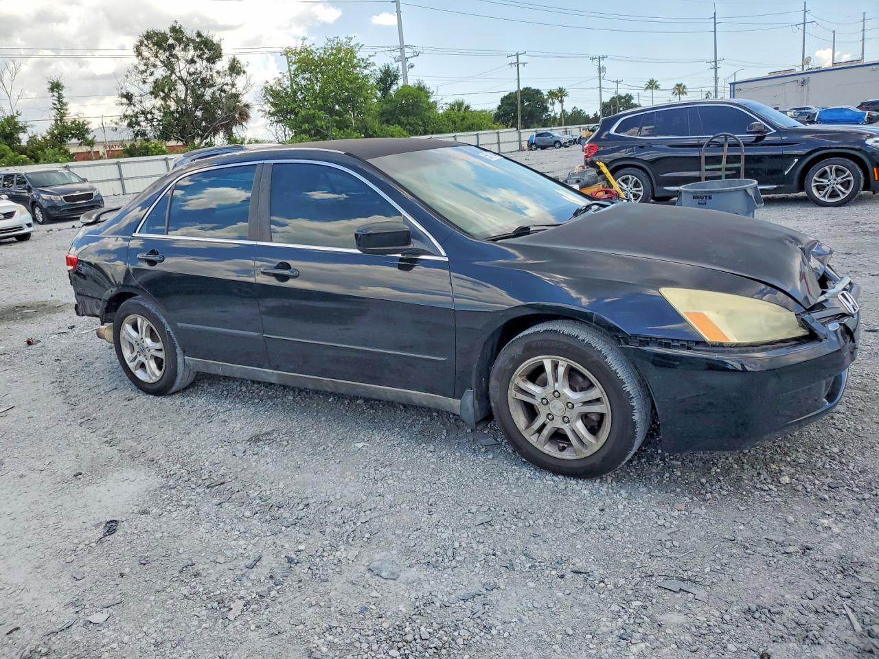 2003 Honda Accord Lx Black vin: 1HGCM55343A012038