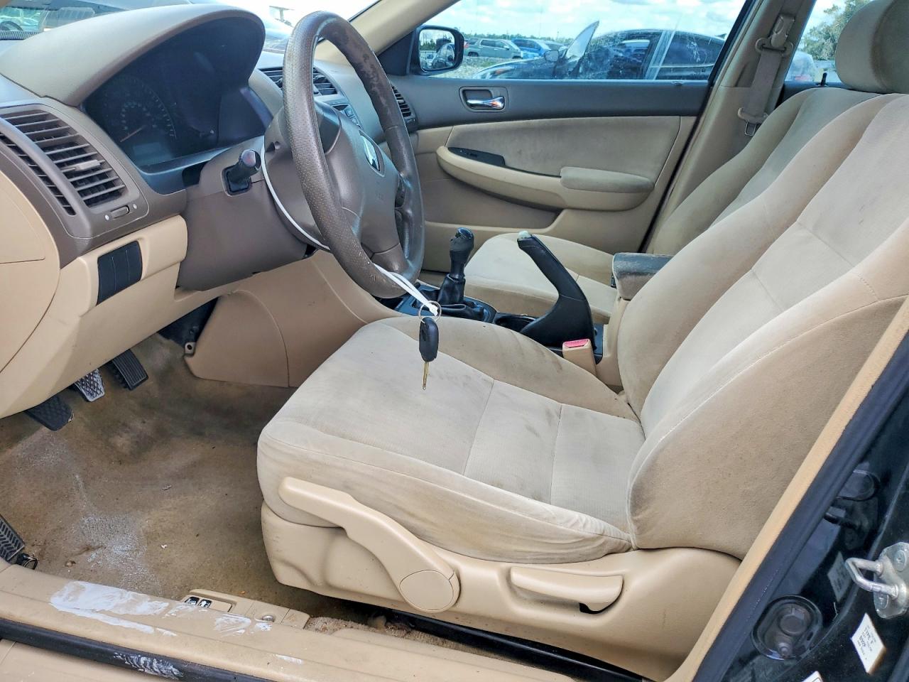 2003 Honda Accord Lx Black vin: 1HGCM55343A012038