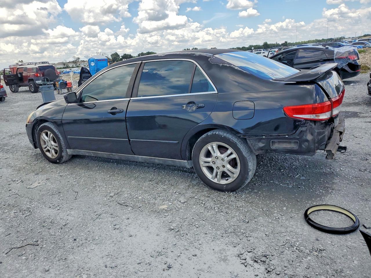 2003 Honda Accord Lx Black vin: 1HGCM55343A012038