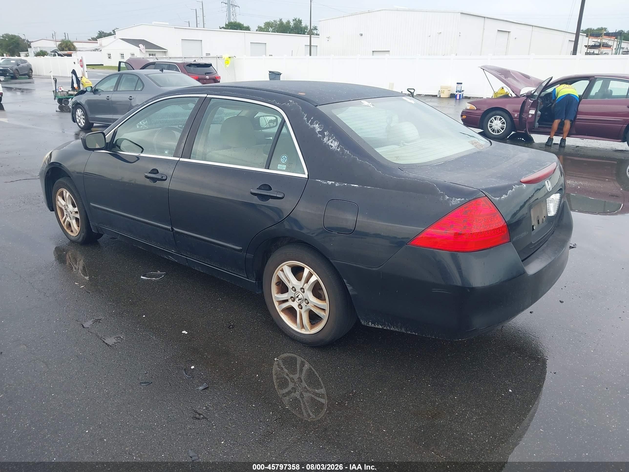 2006 Honda Accord 2.4 Se Navy vin: 1HGCM55346A174529