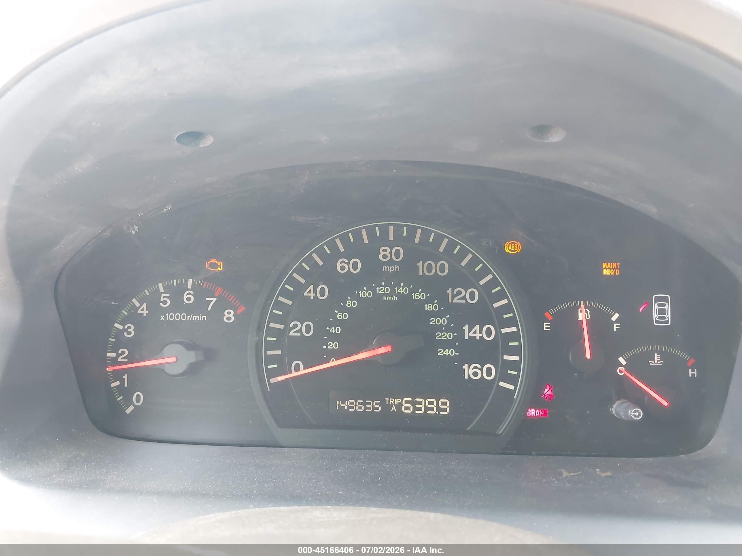 2003 Honda Accord 2.4 Lx Черный vin: 1HGCM55353A106591