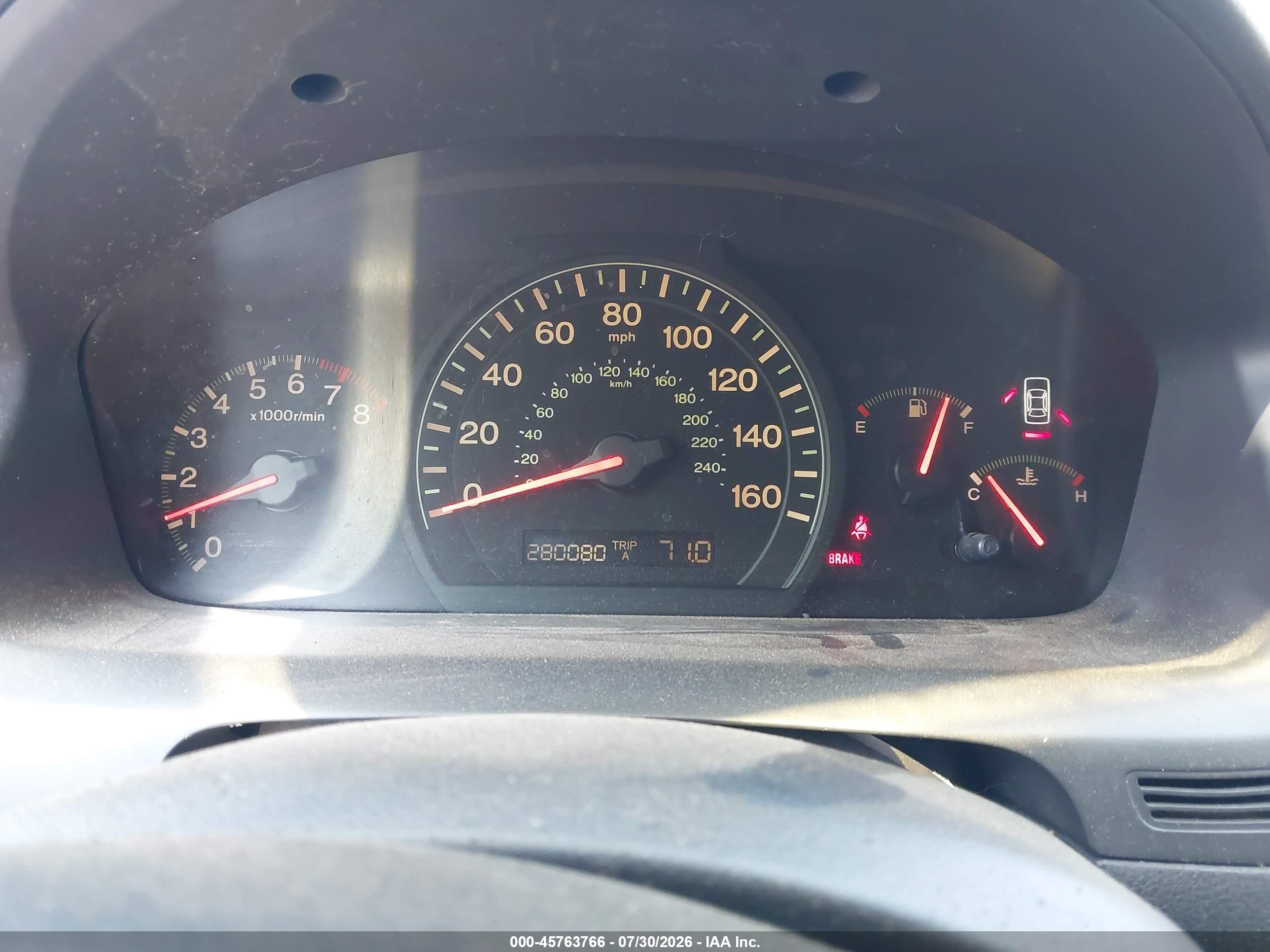 2003 Honda Accord 2.4 Lx Silver vin: 1HGCM55353A109233