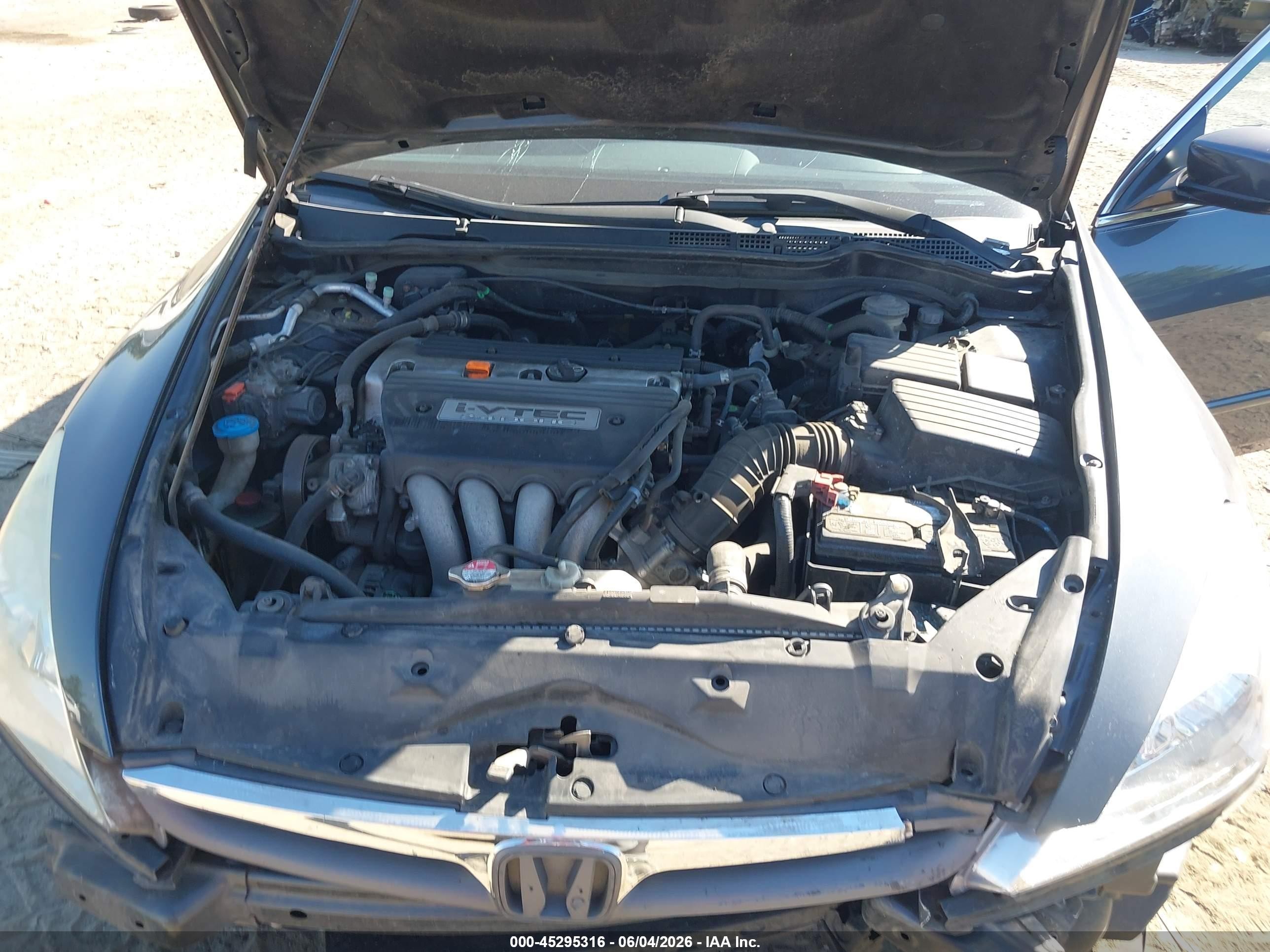 2006 Honda Accord 2.4 Se Dark Blue vin: 1HGCM55356A164754