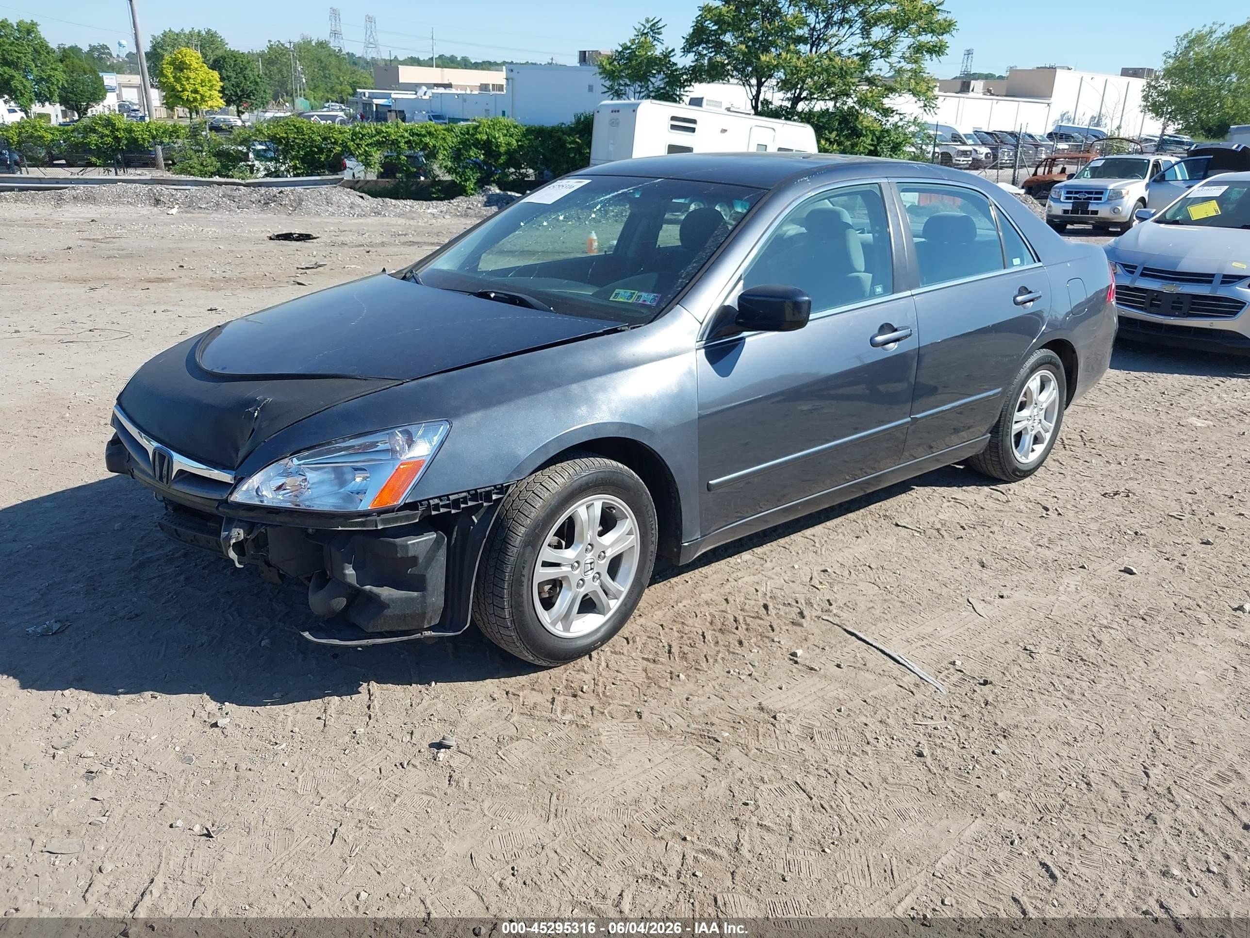 2006 Honda Accord 2.4 Se Dark Blue vin: 1HGCM55356A164754