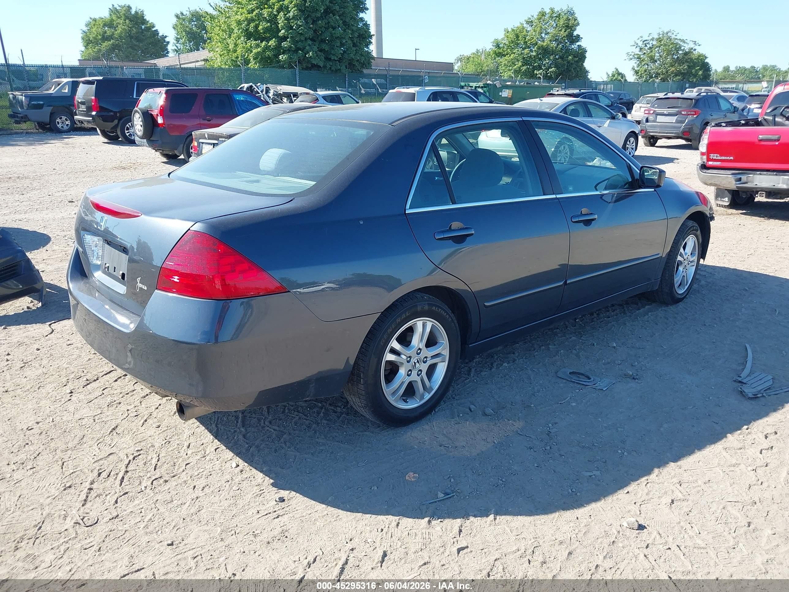 2006 Honda Accord 2.4 Se Dark Blue vin: 1HGCM55356A164754