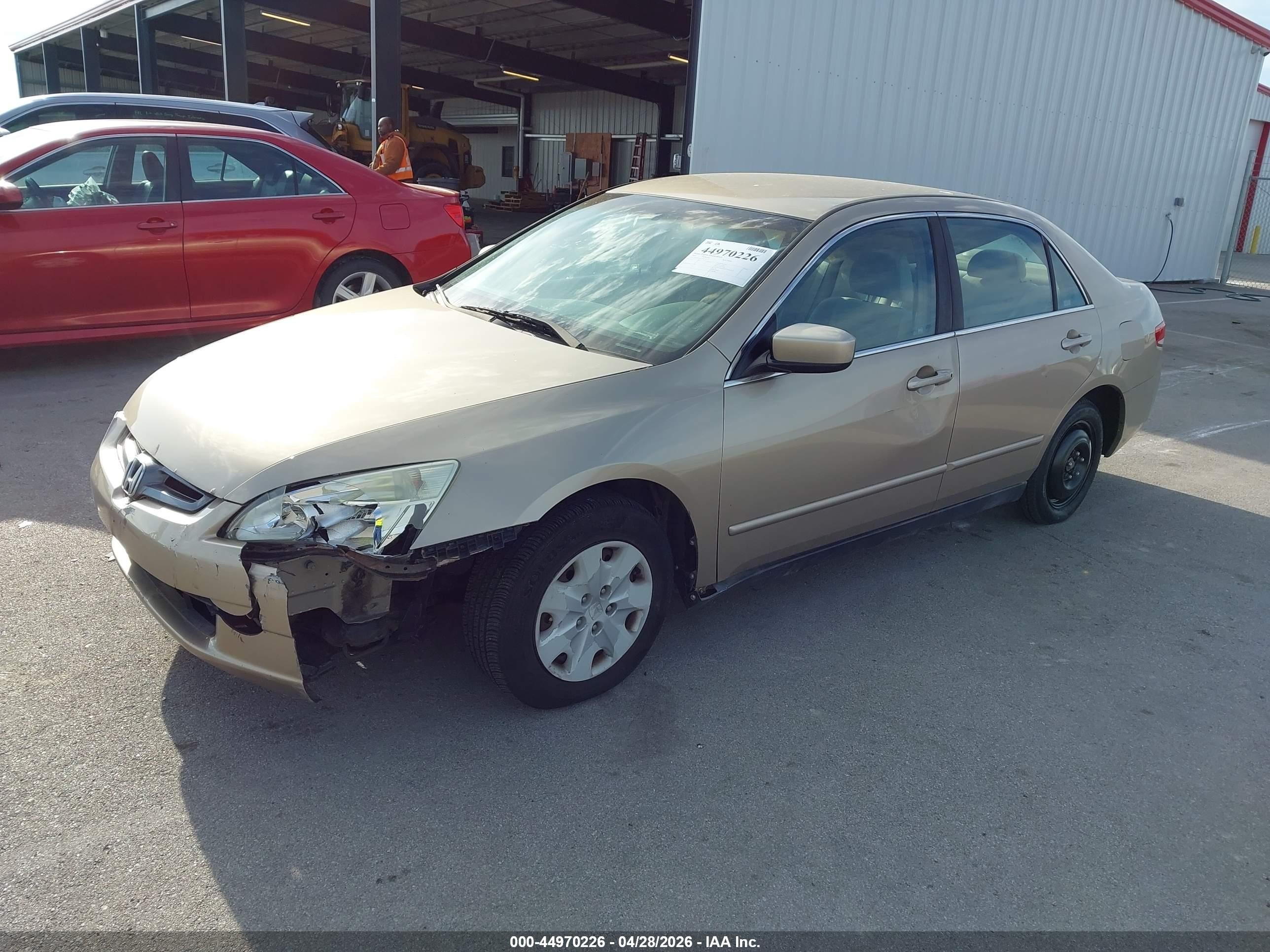 2003 Honda Accord 2.4 Lx Коричневый vin: 1HGCM55373A136773