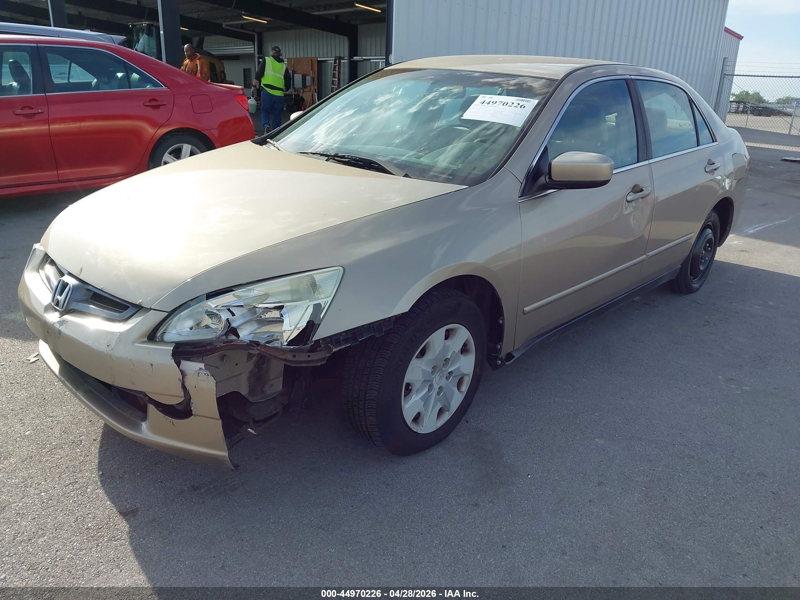 2003 Honda Accord 2.4 Lx Коричневый vin: 1HGCM55373A136773