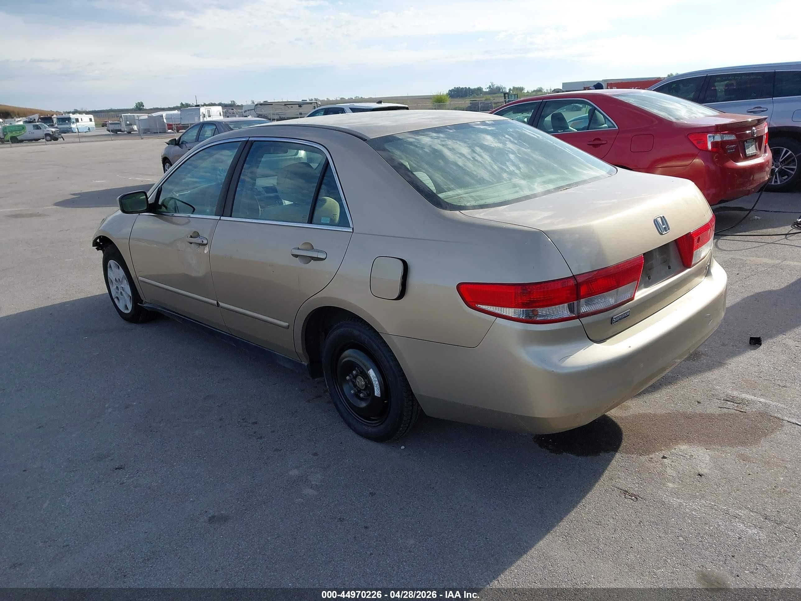2003 Honda Accord 2.4 Lx Коричневый vin: 1HGCM55373A136773