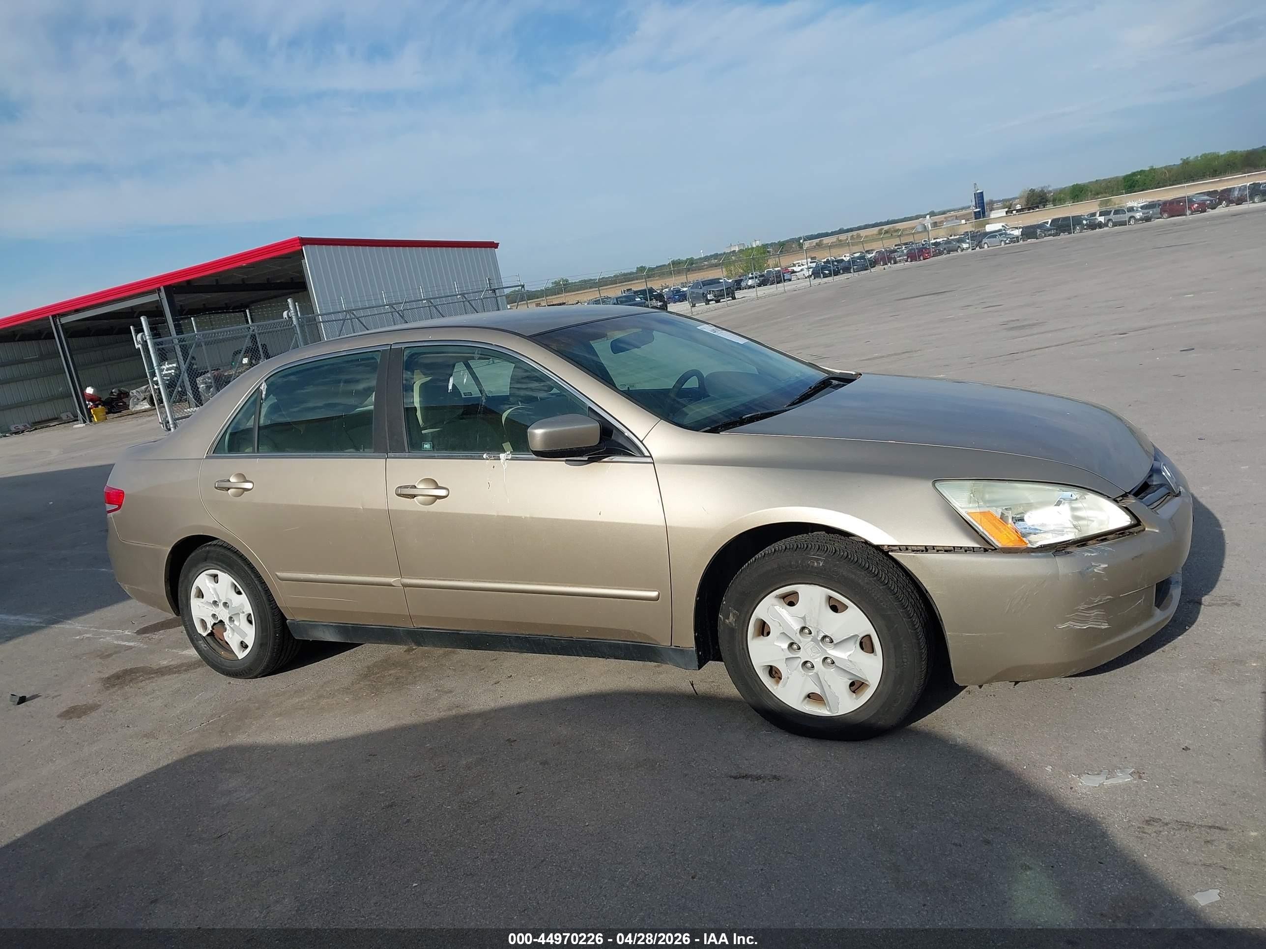 2003 Honda Accord 2.4 Lx Коричневый vin: 1HGCM55373A136773