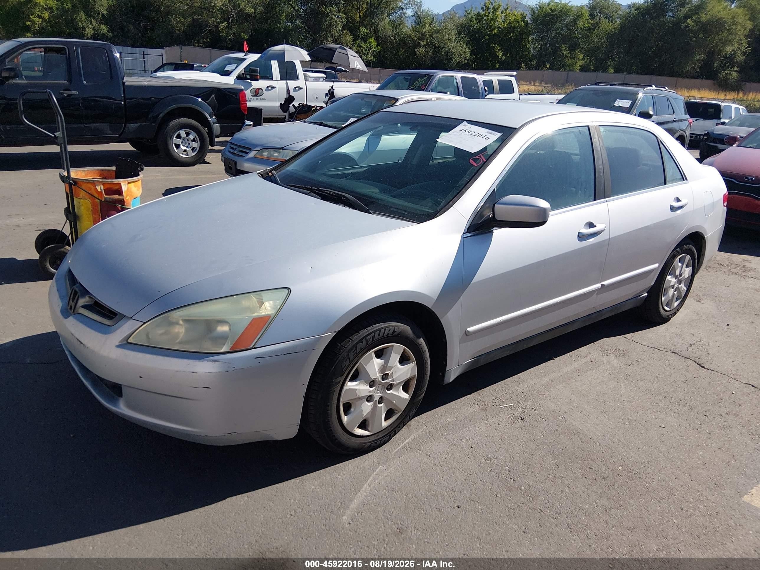 2004 Honda Accord 2.4 Lx Серебряный vin: 1HGCM55374A013492