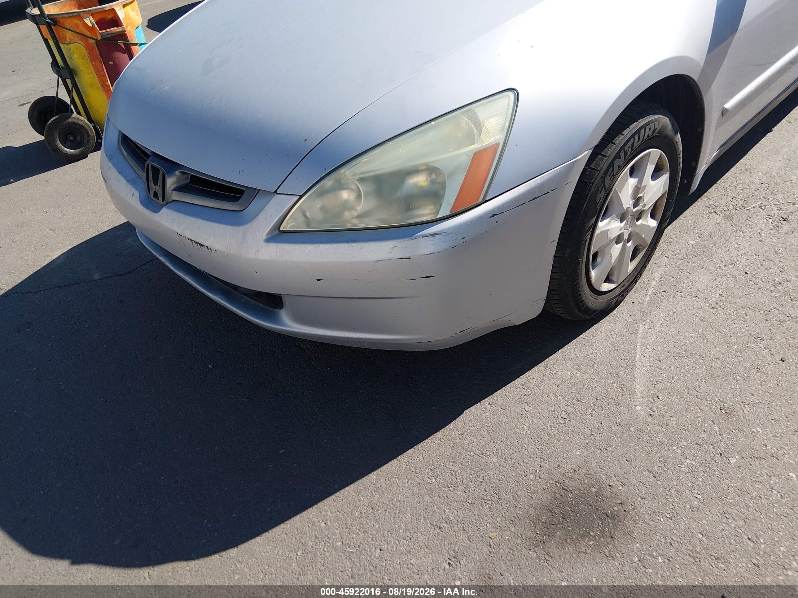 2004 Honda Accord 2.4 Lx Серебряный vin: 1HGCM55374A013492