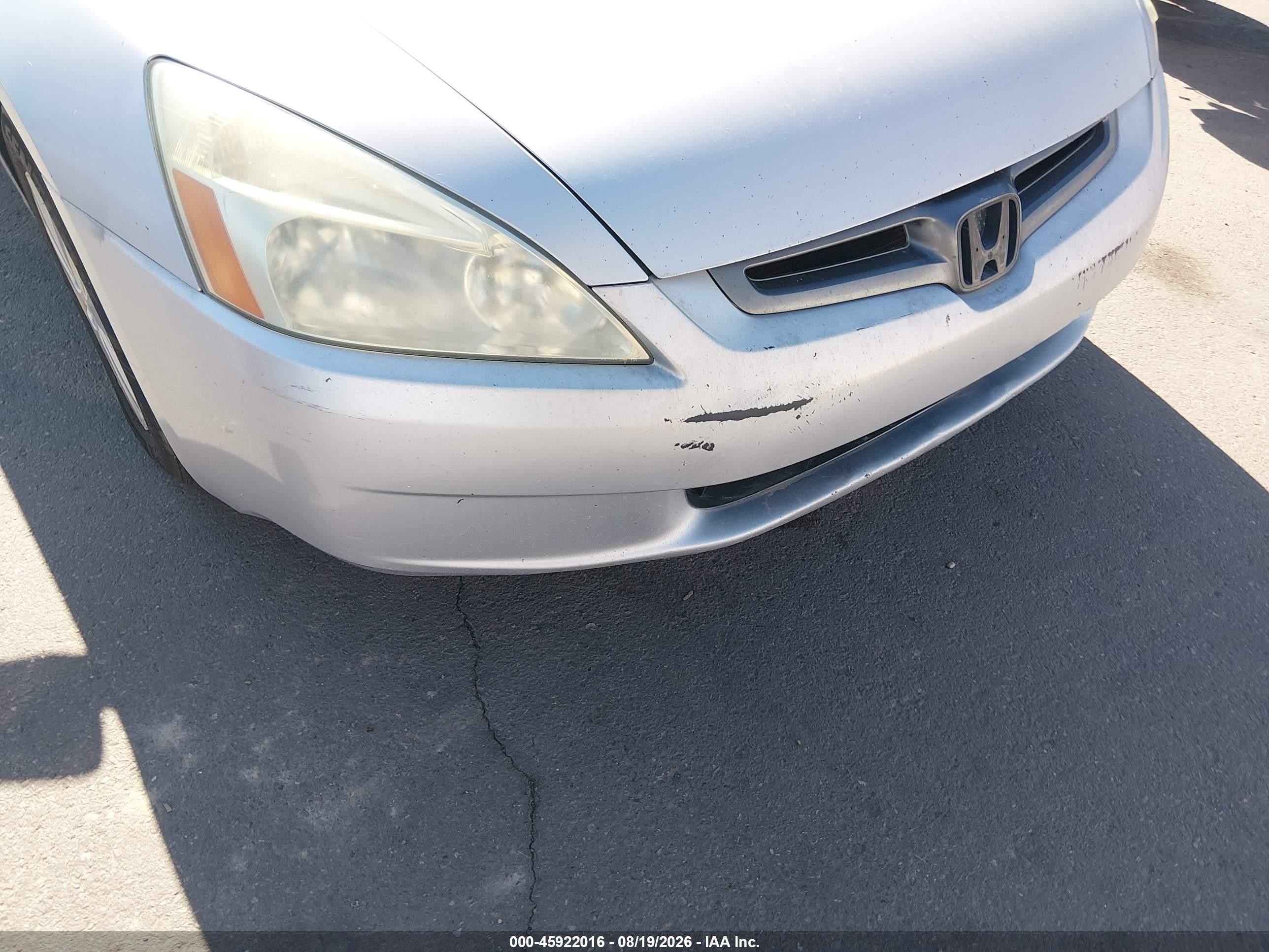 2004 Honda Accord 2.4 Lx Серебряный vin: 1HGCM55374A013492